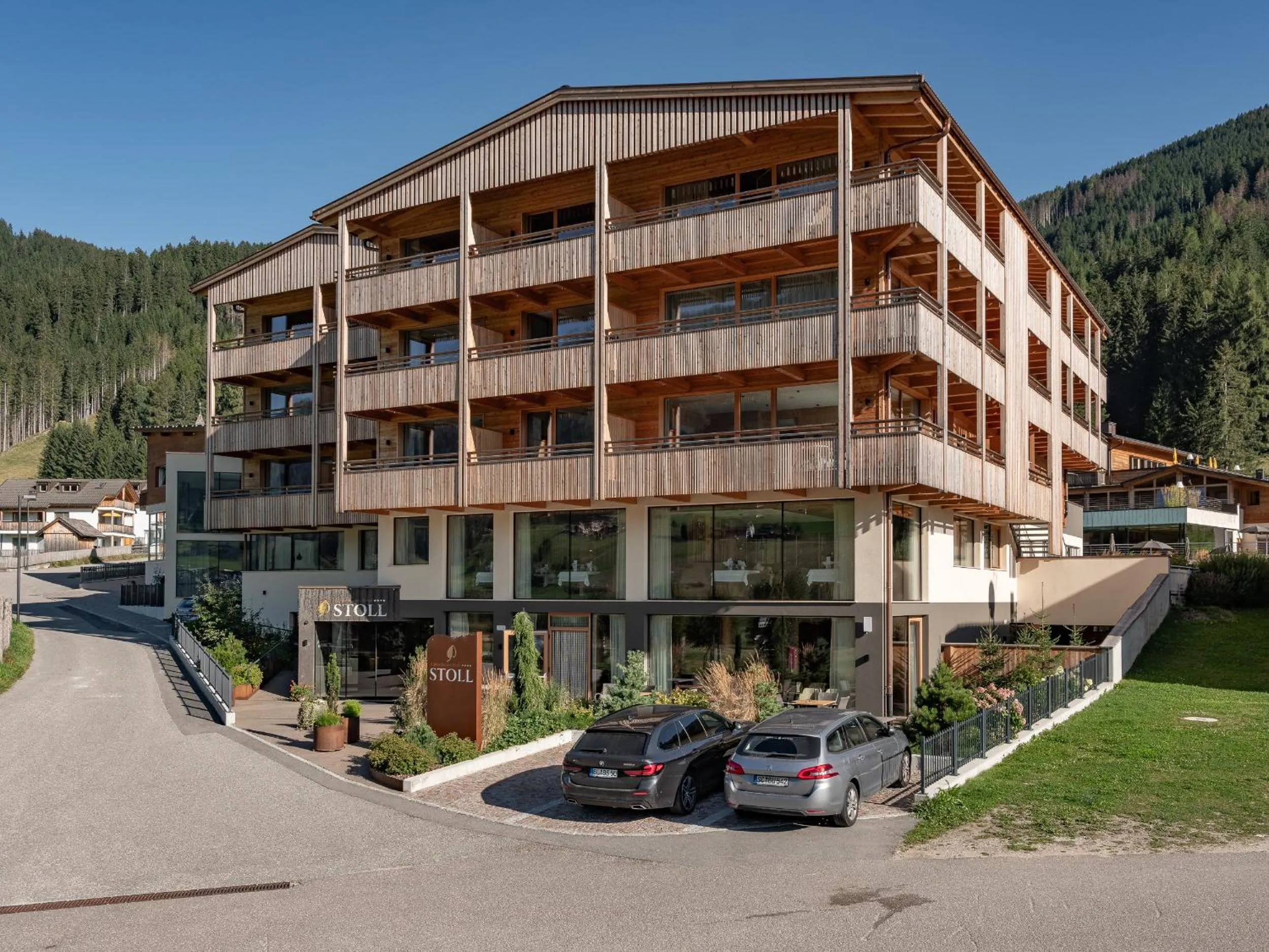 Property building in Alpine Nature Hotel Stoll