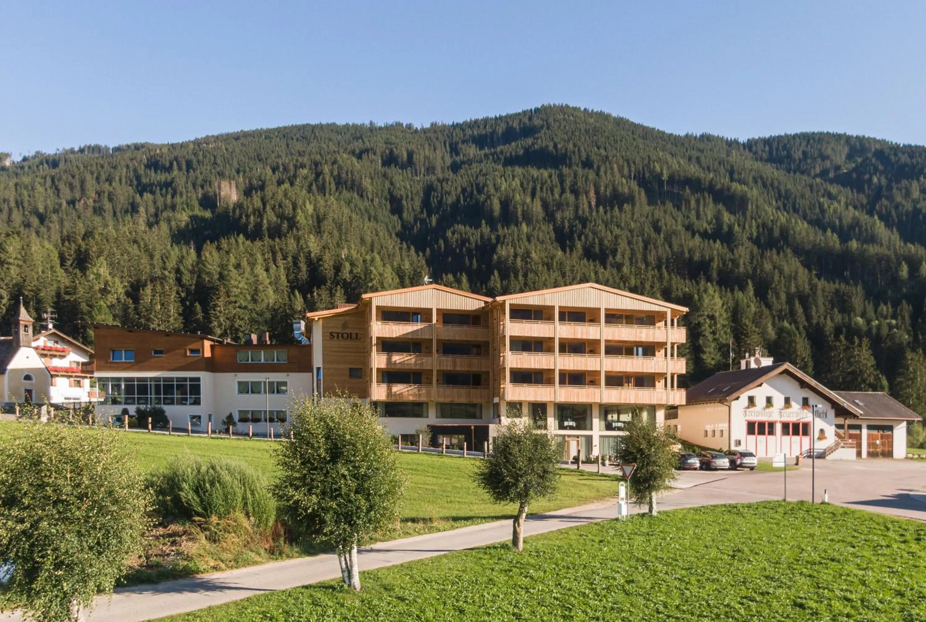 Property building in Alpine Nature Hotel Stoll