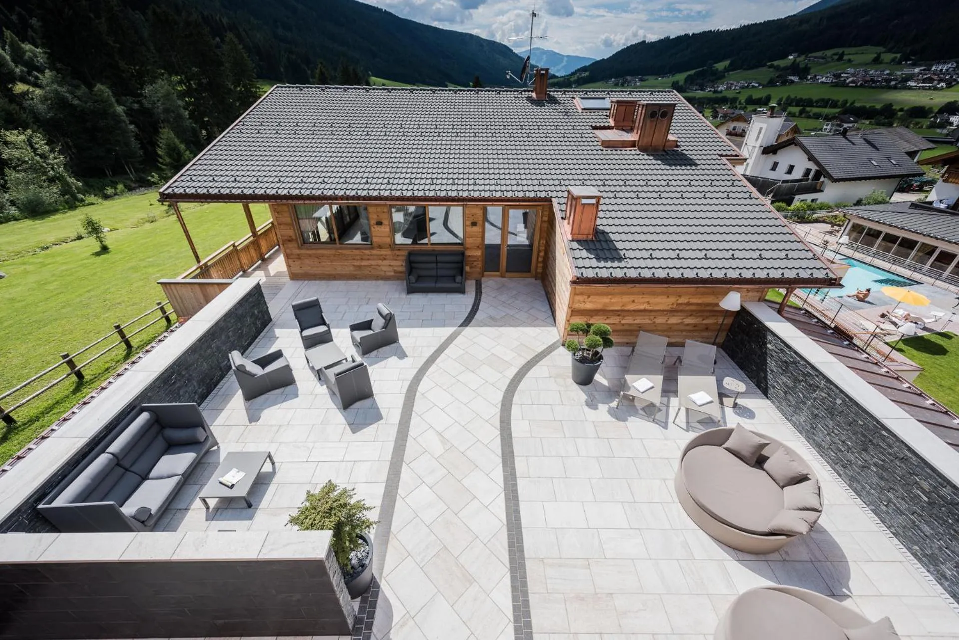 Sauna in Alpine Nature Hotel Stoll