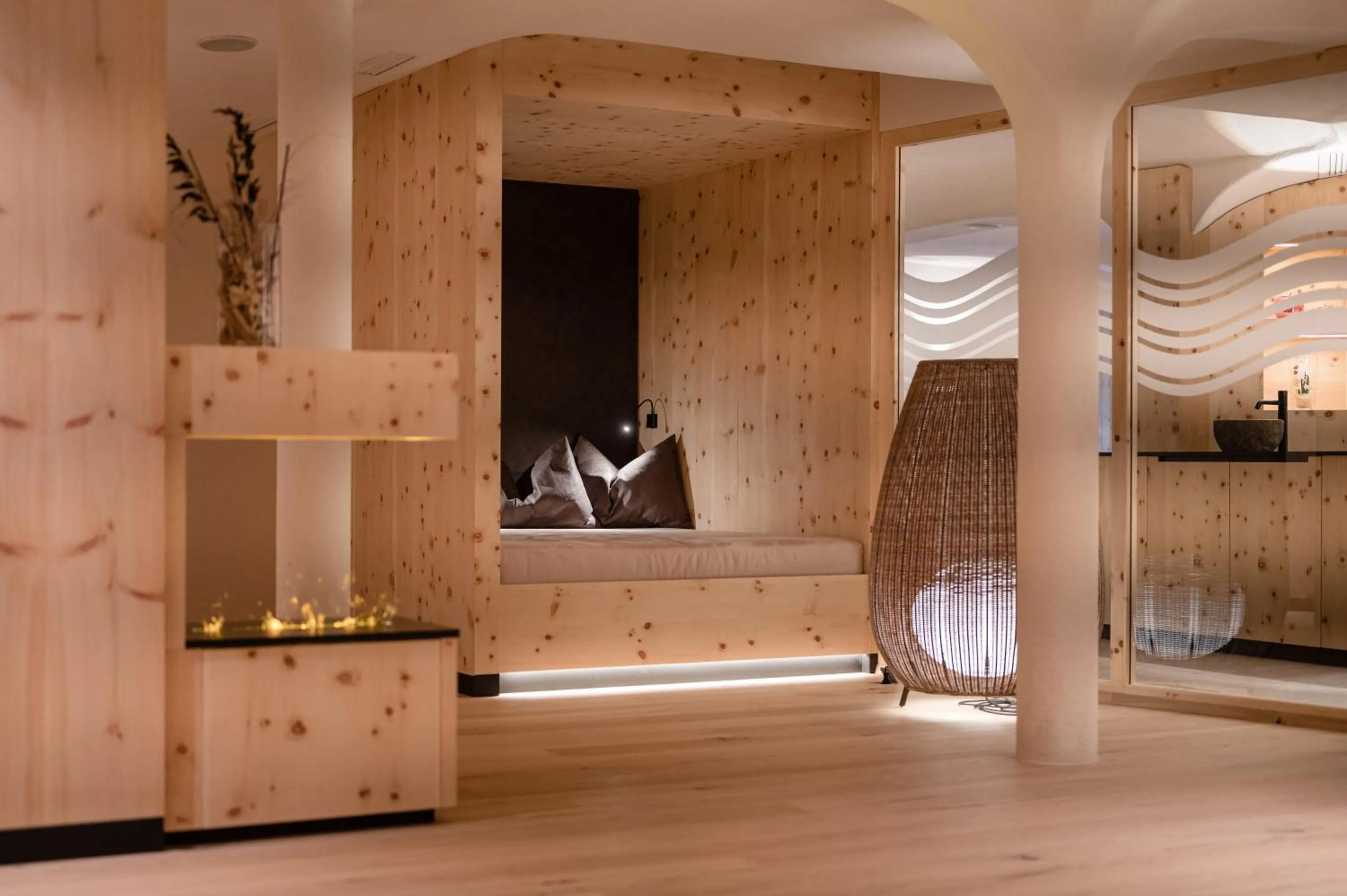 Spa and wellness centre/facilities in Alpine Nature Hotel Stoll