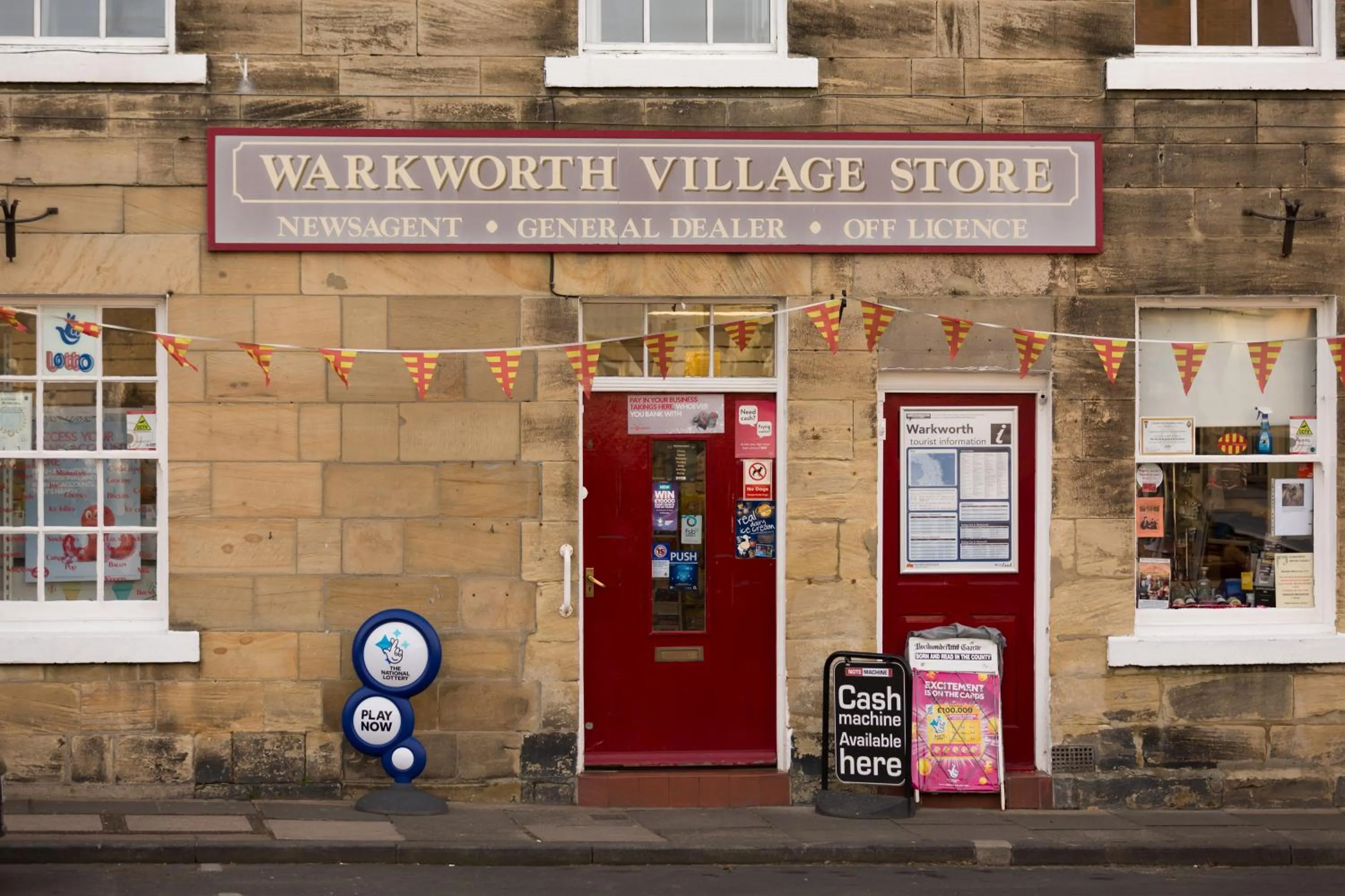 Supermarket/grocery shop in Warkworth House Hotel