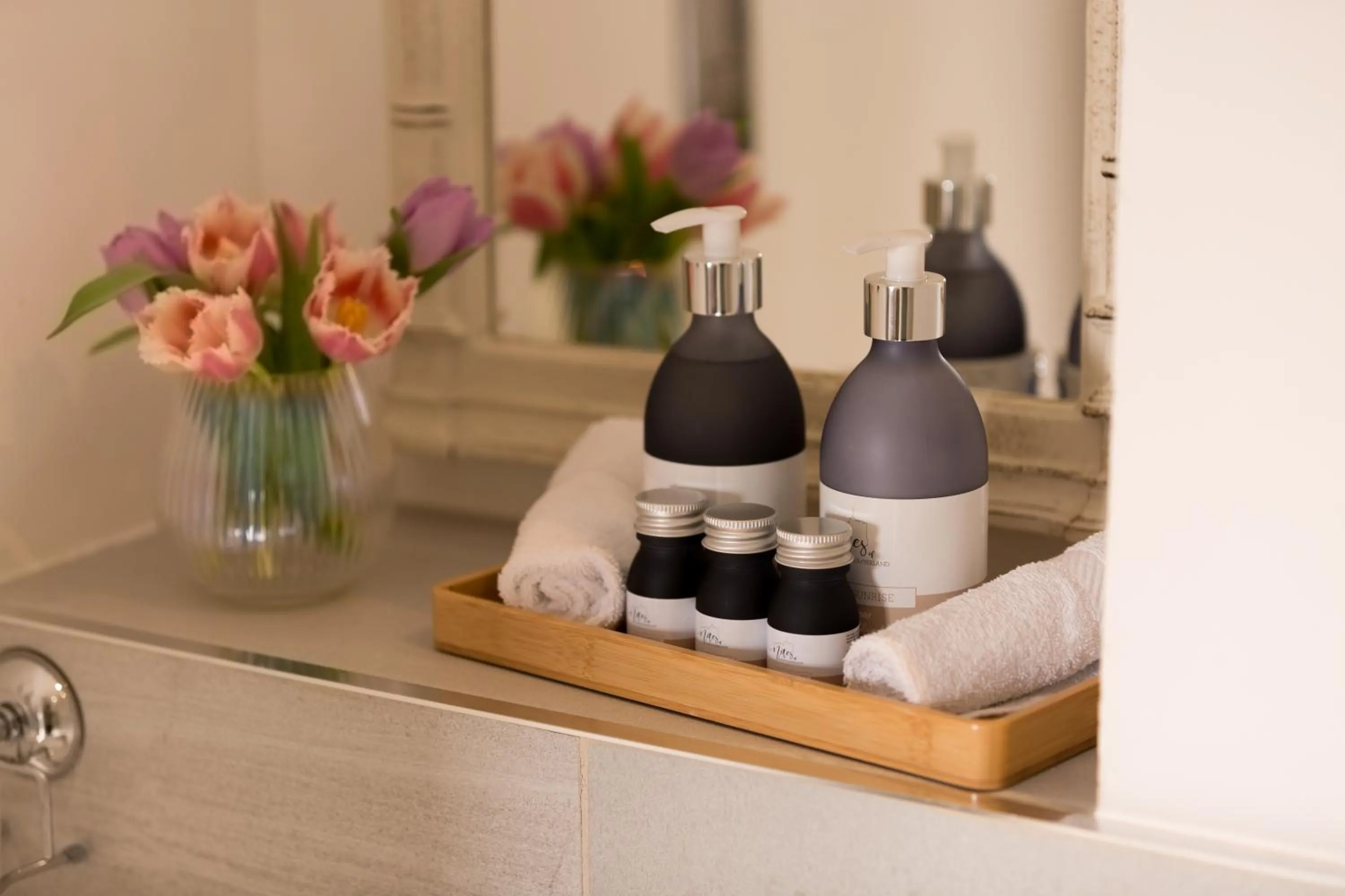 towels in Warkworth House Hotel