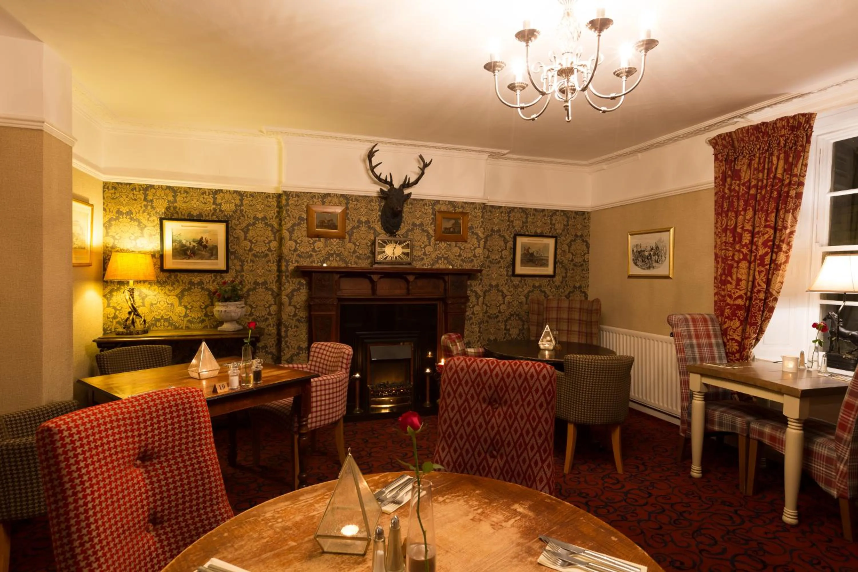 Lounge or bar in Warkworth House Hotel