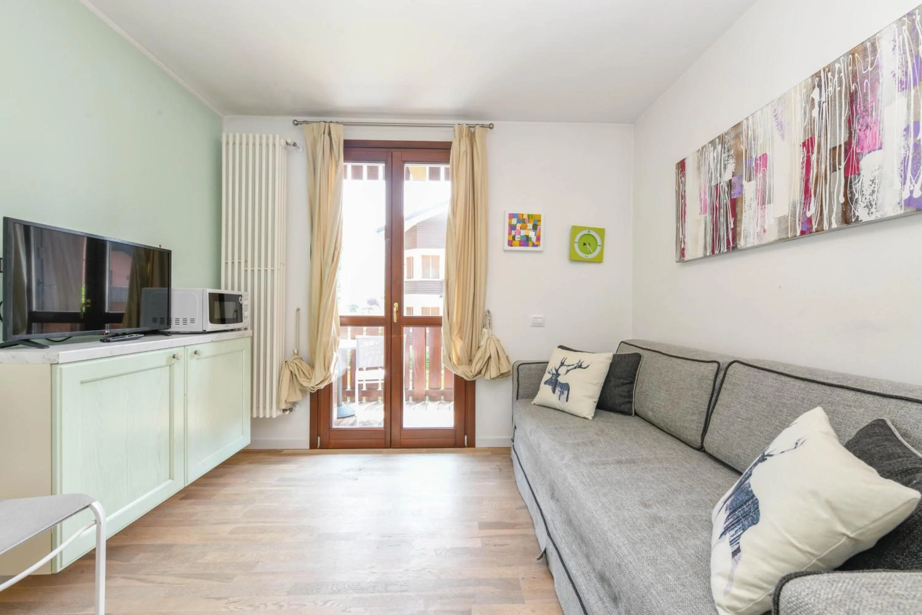 Living room in Residence Rta La Rosa delle Dolomiti