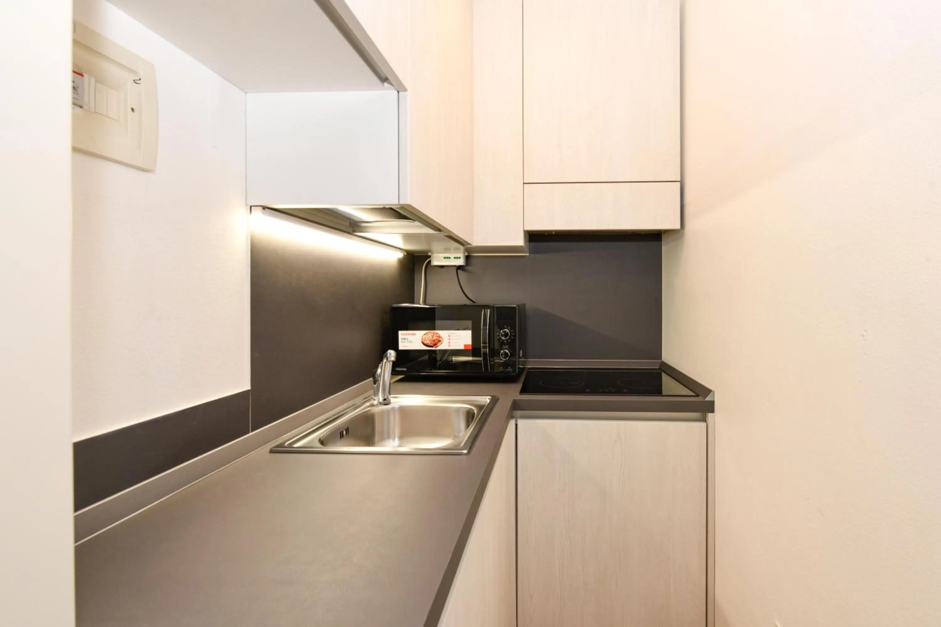 Kitchen or kitchenette in Residence Rta La Rosa delle Dolomiti