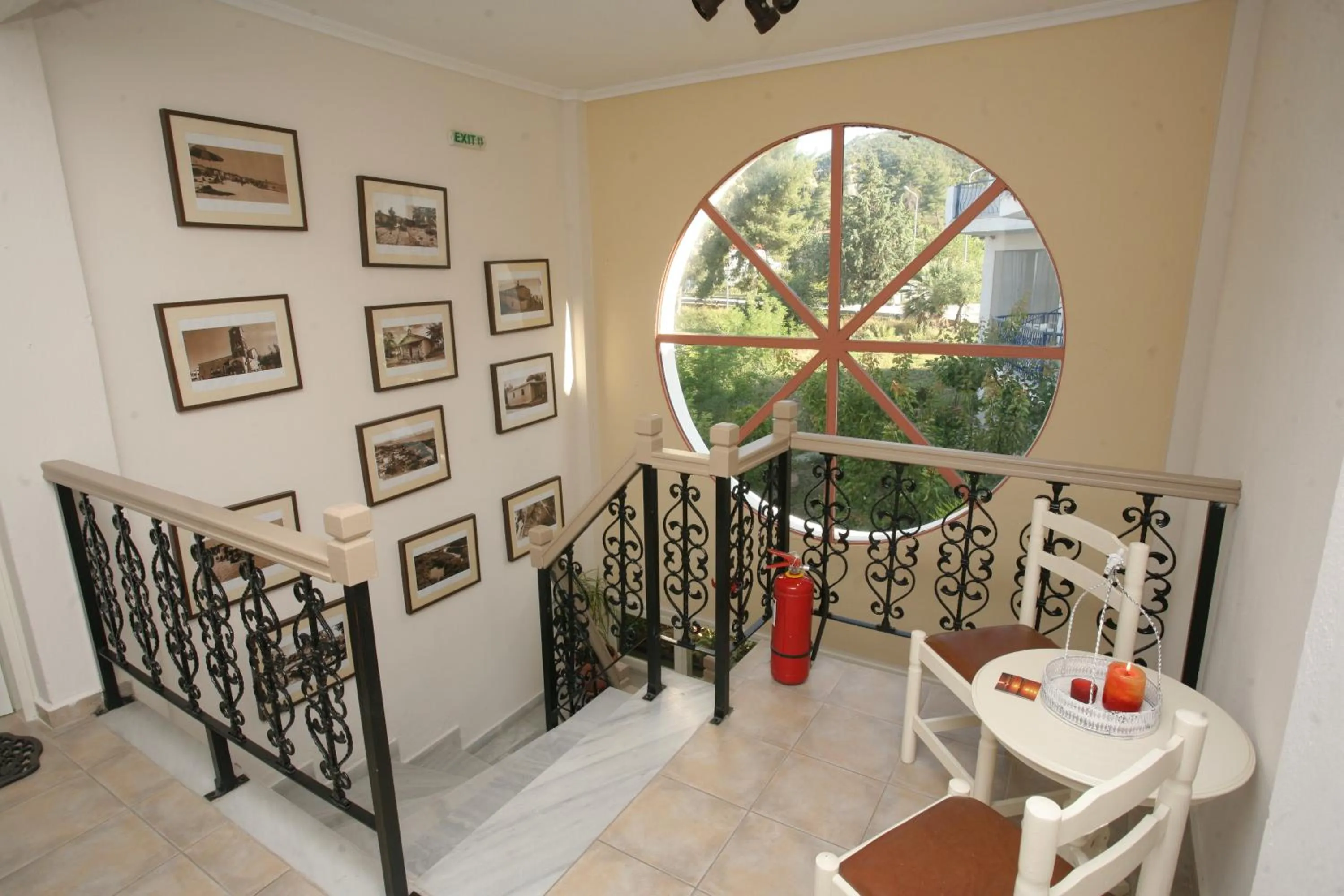 Decorative detail in Anatoli Apartments Polichrono