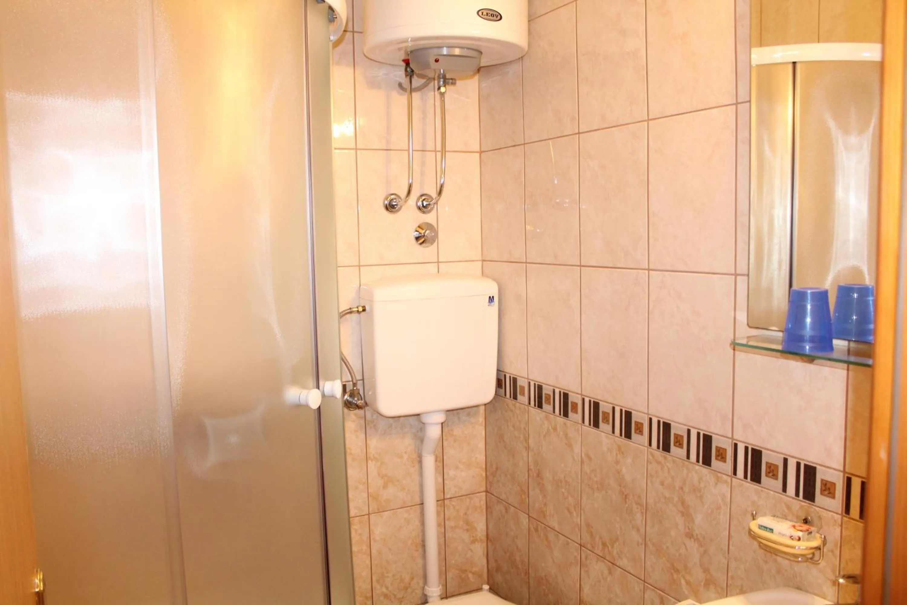 Shower in Guest House Tomanovic