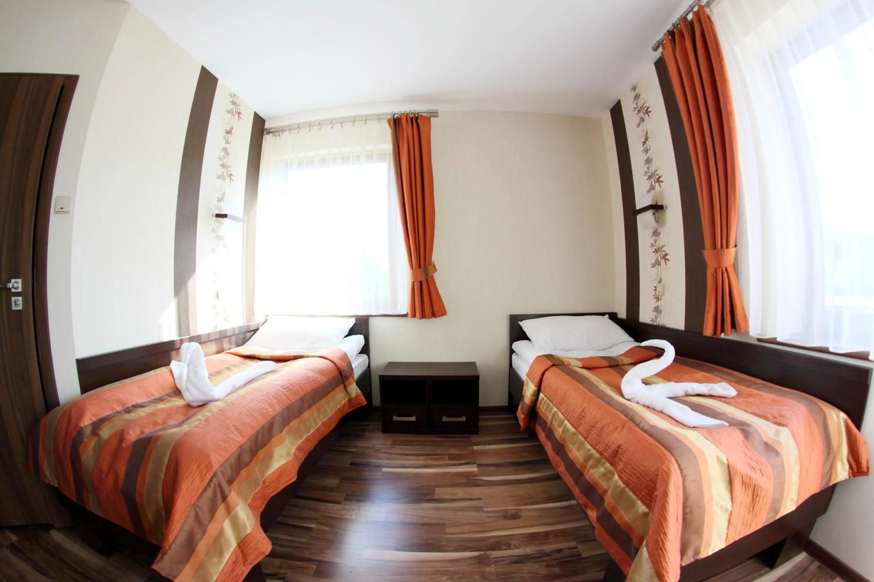 Bed in Hotel Mieszko