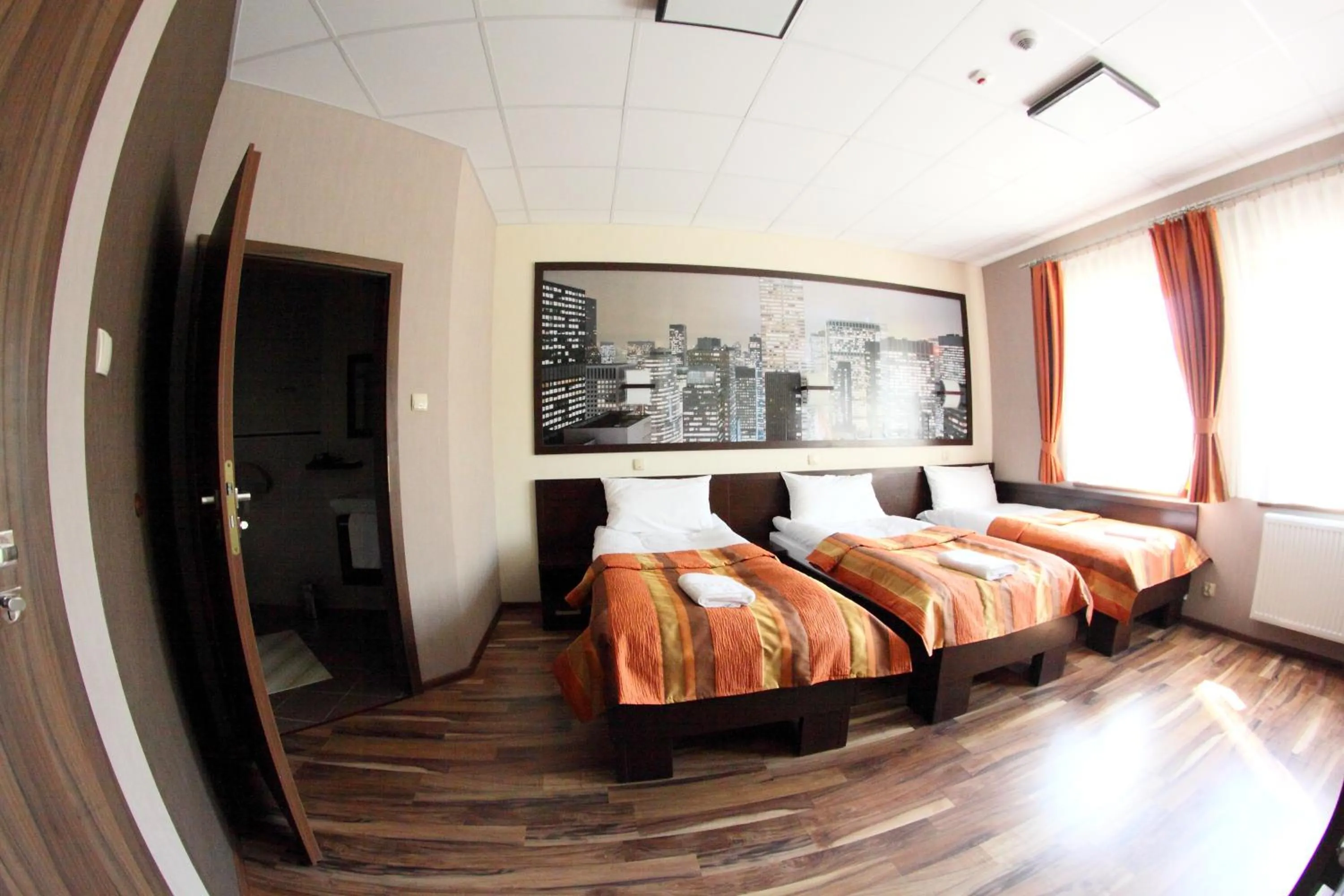 Bed in Hotel Mieszko