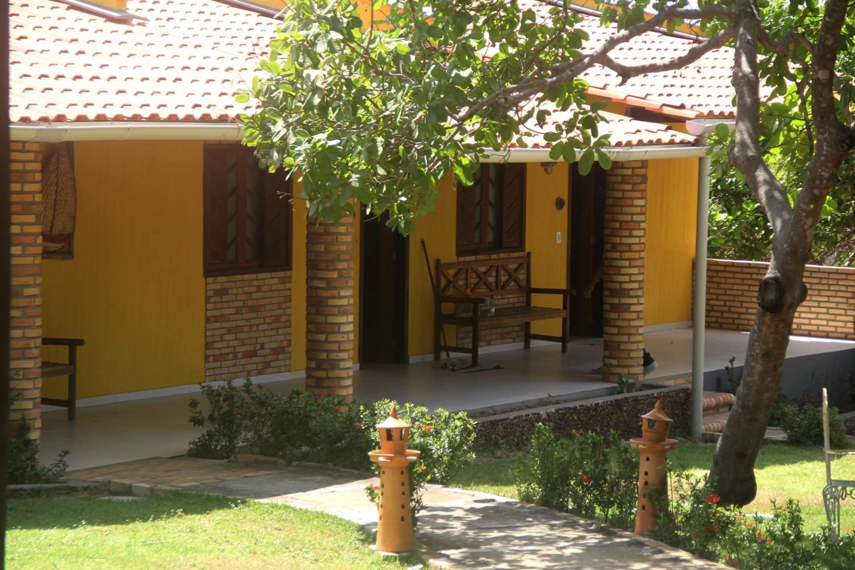 Garden view in Pousada do Rancho