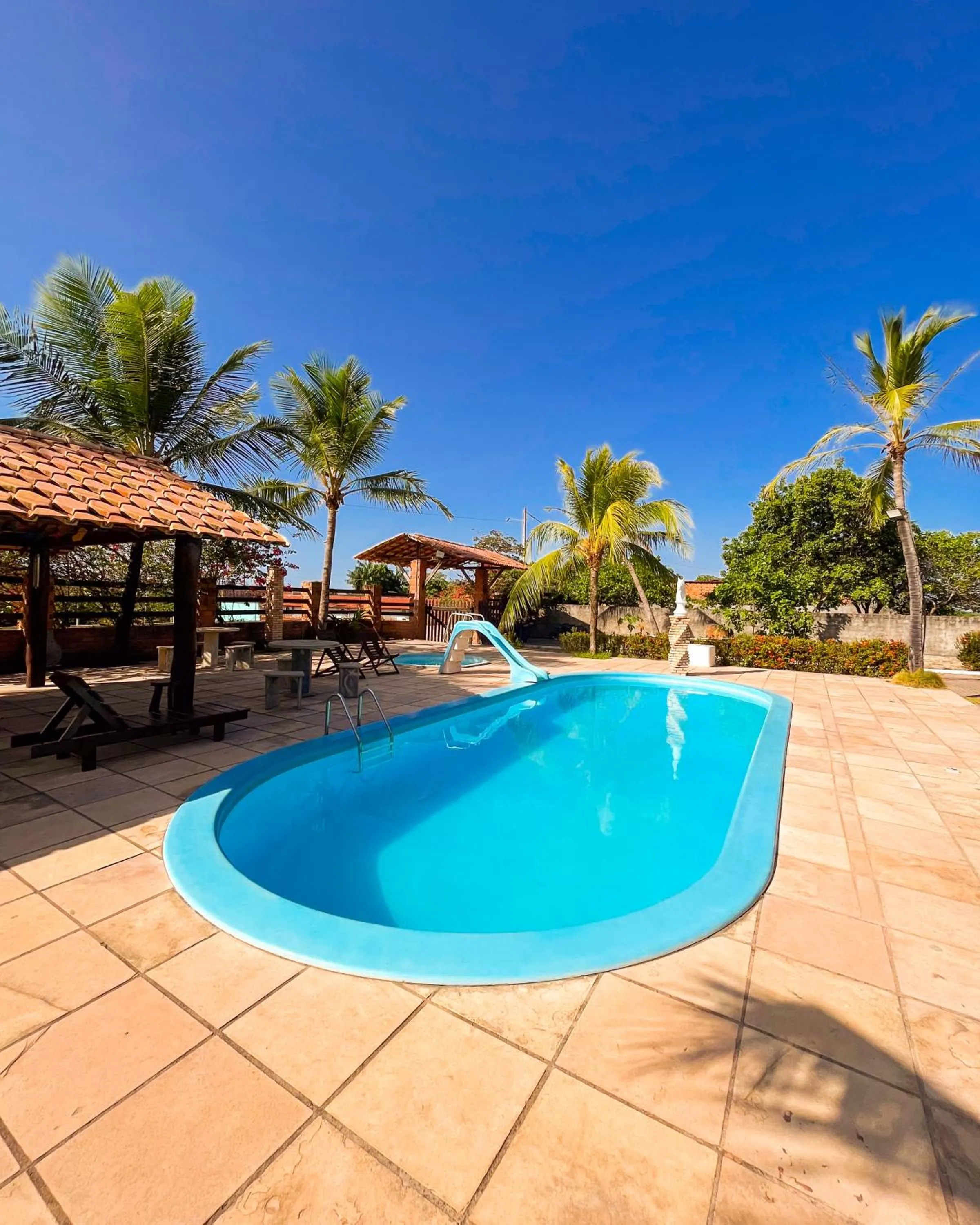 Pool view in Pousada do Rancho