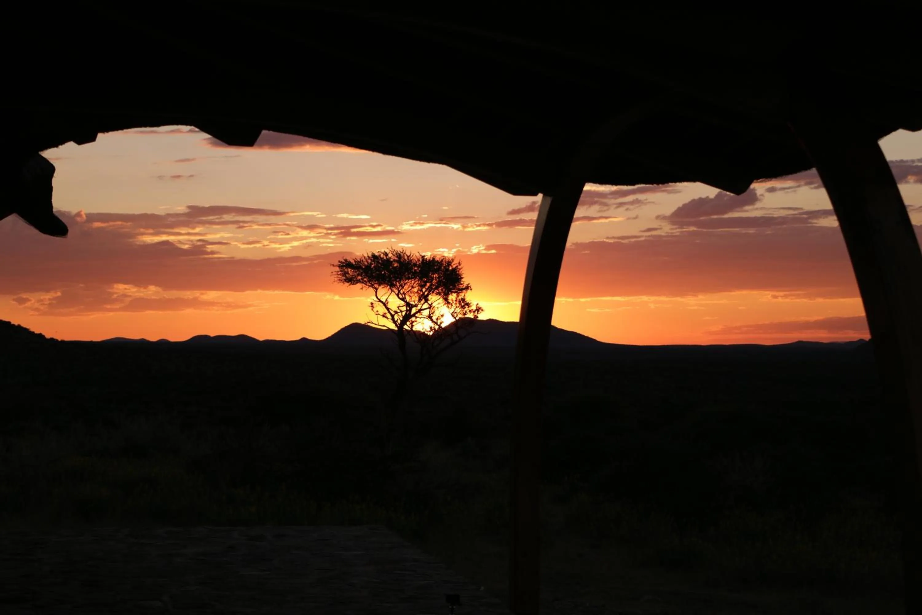Sunset in Düsternbrook Guest Farm