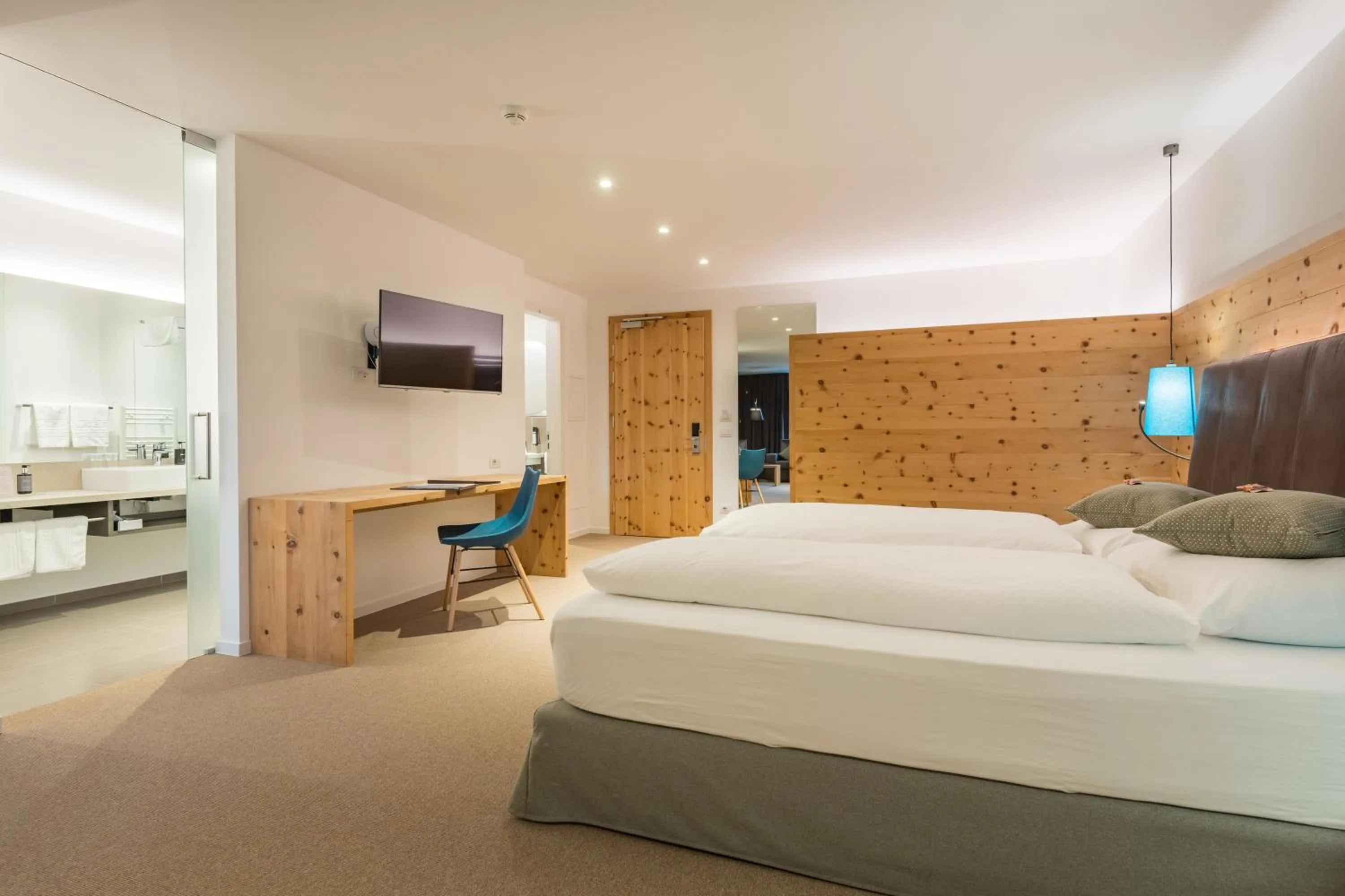 Bed in Hotel Cristal