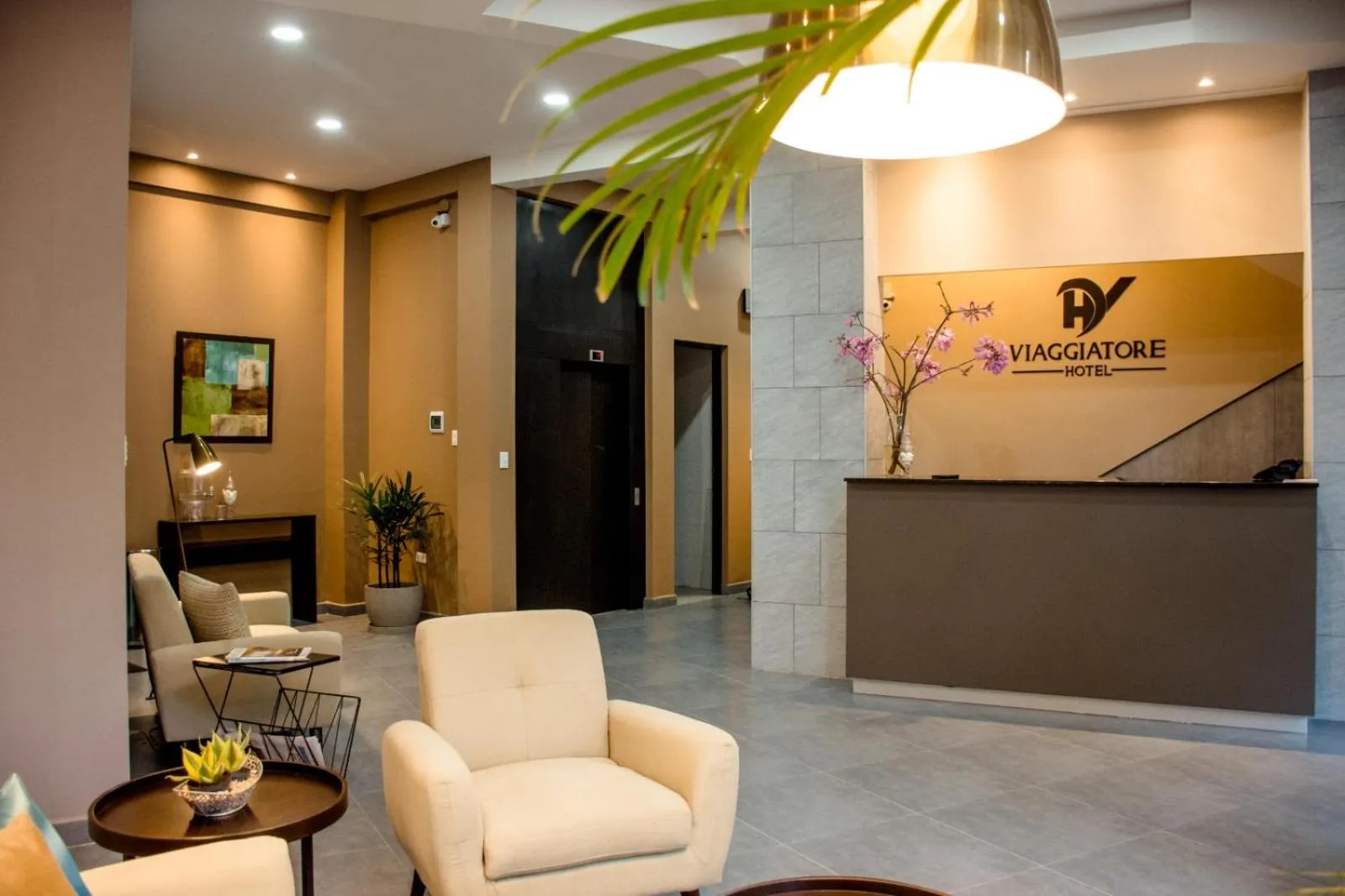 Lobby or reception in Hotel Viaggiatore