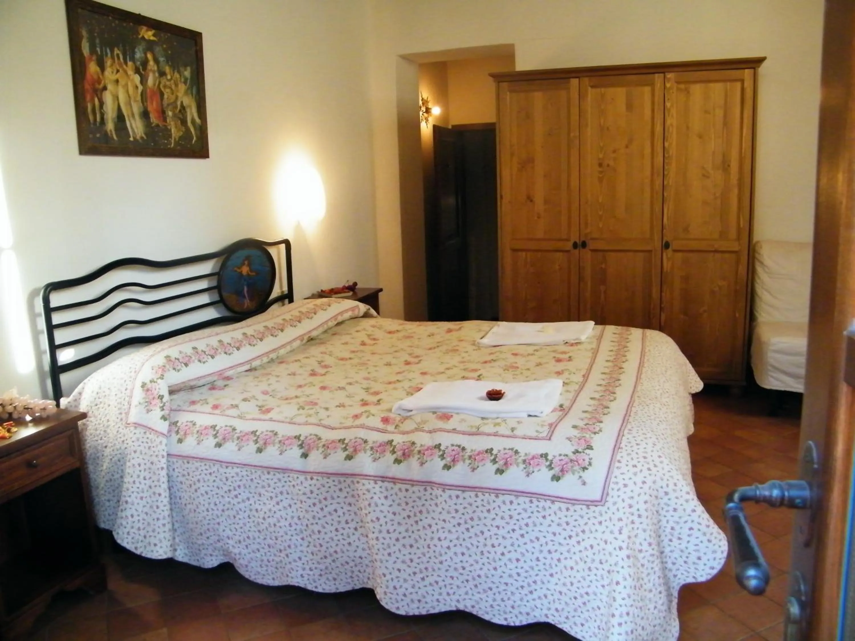 Bed in B&B La Fonte del Machiavelli