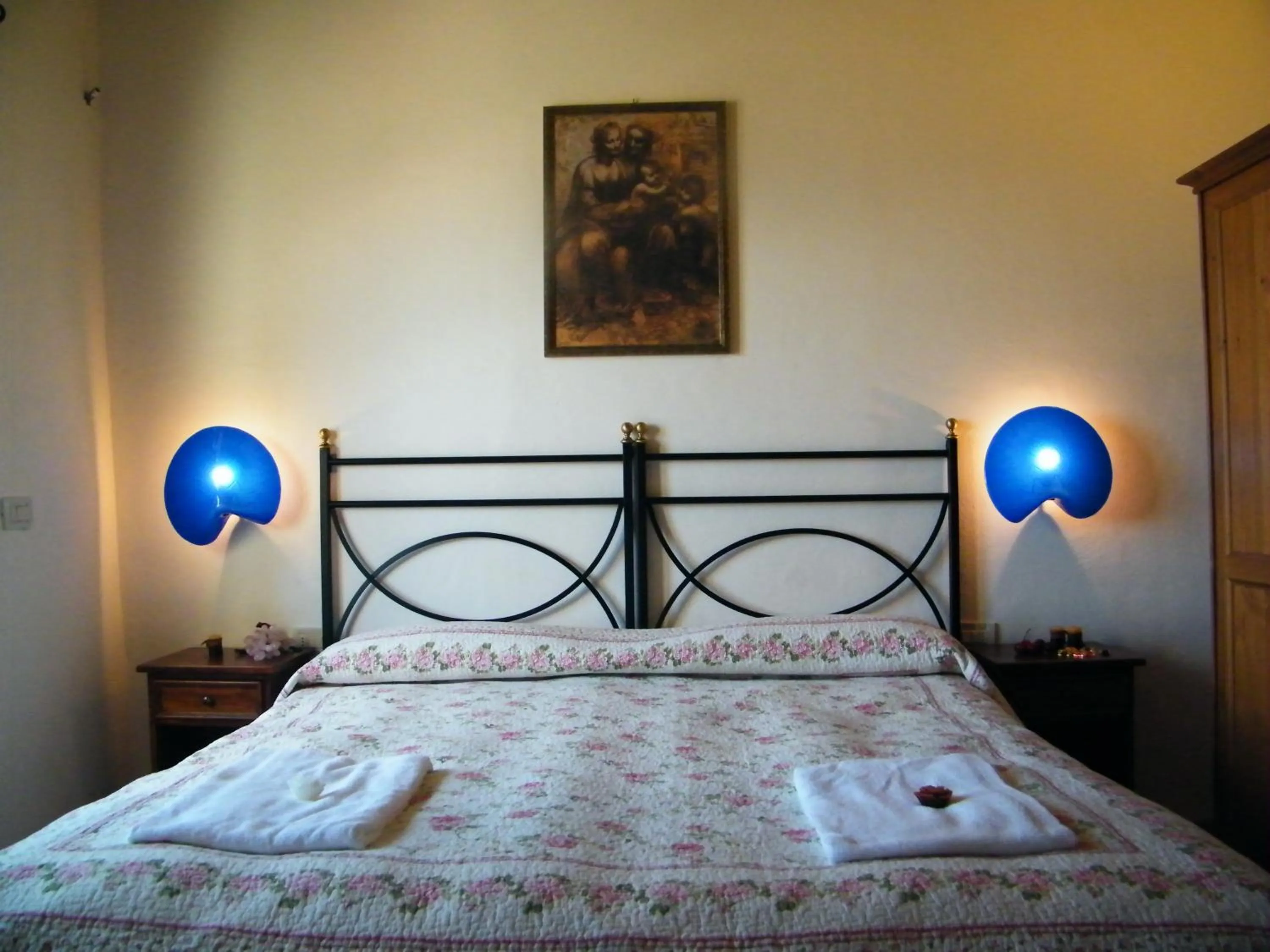 Bed in B&B La Fonte del Machiavelli