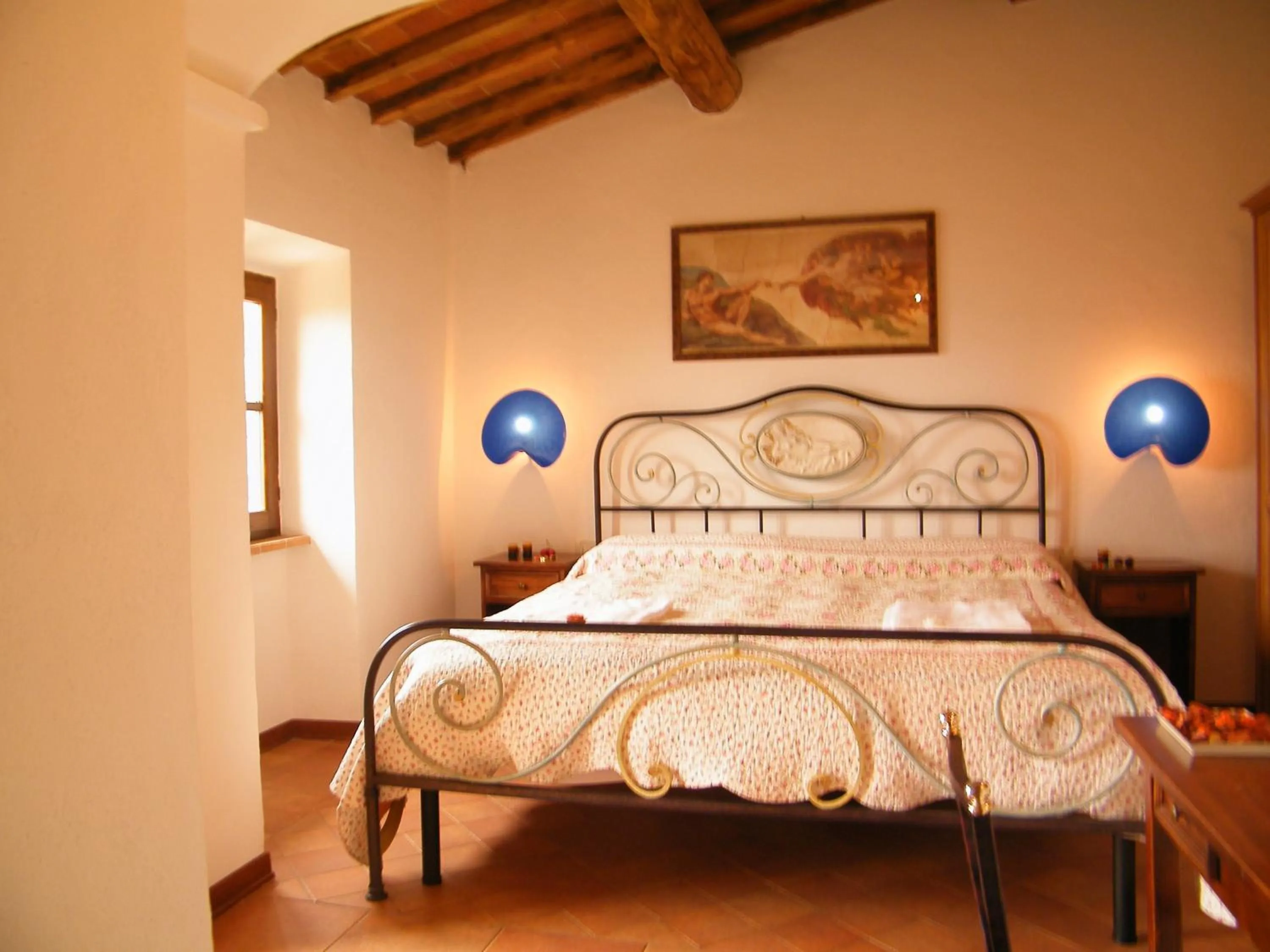 Bed in B&B La Fonte del Machiavelli