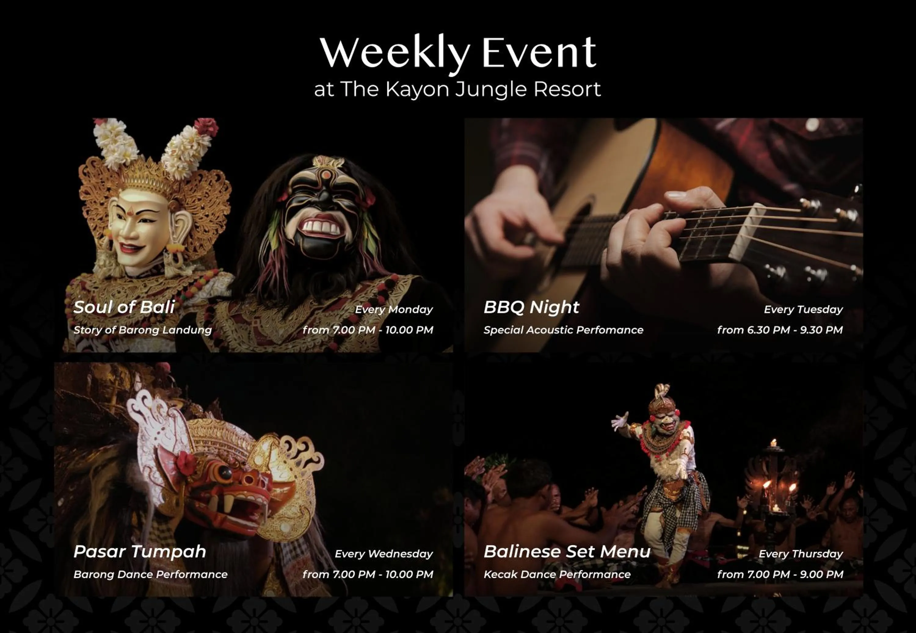 Activities in The Kayon Jungle Resort