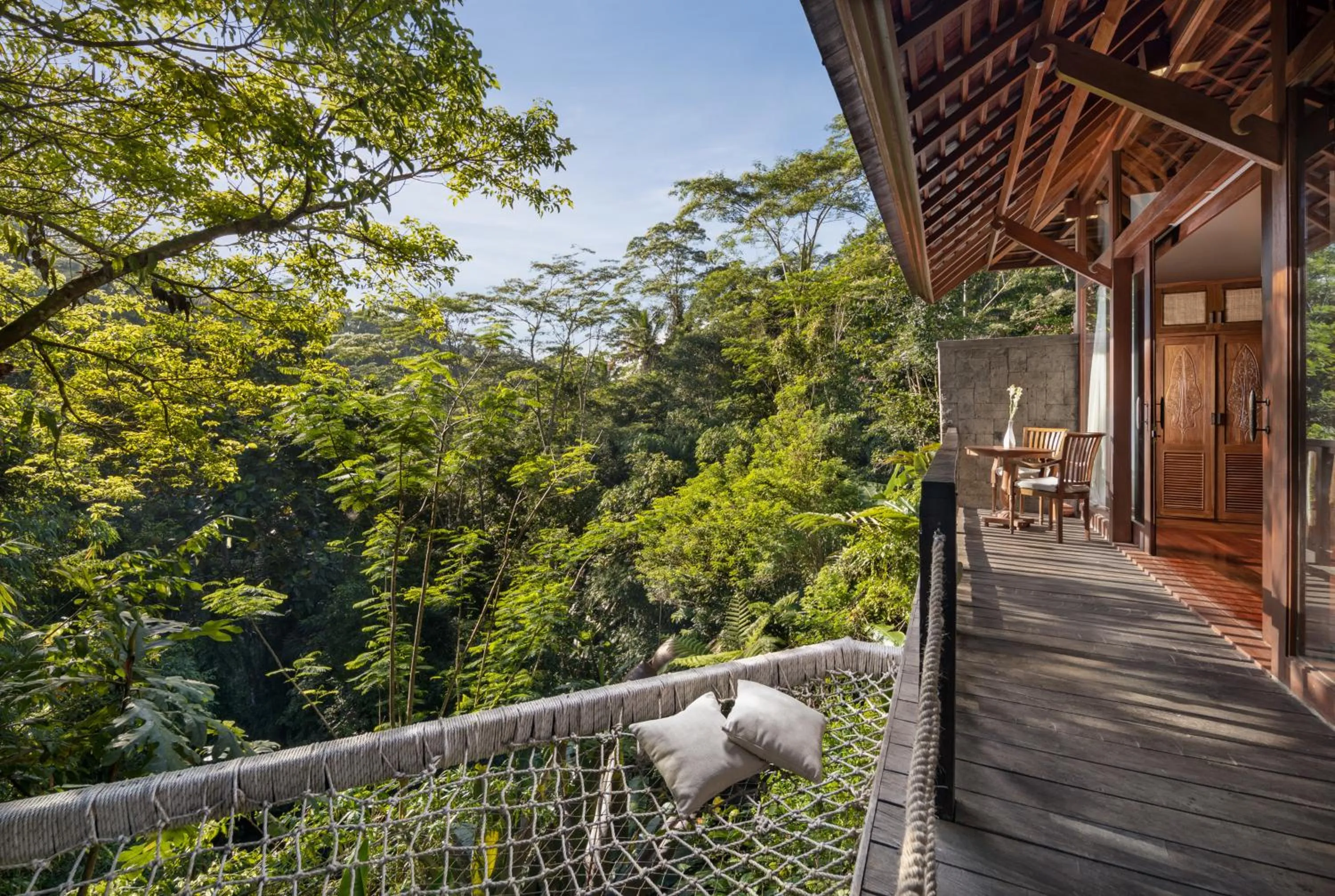 Balcony/Terrace in The Kayon Jungle Resort