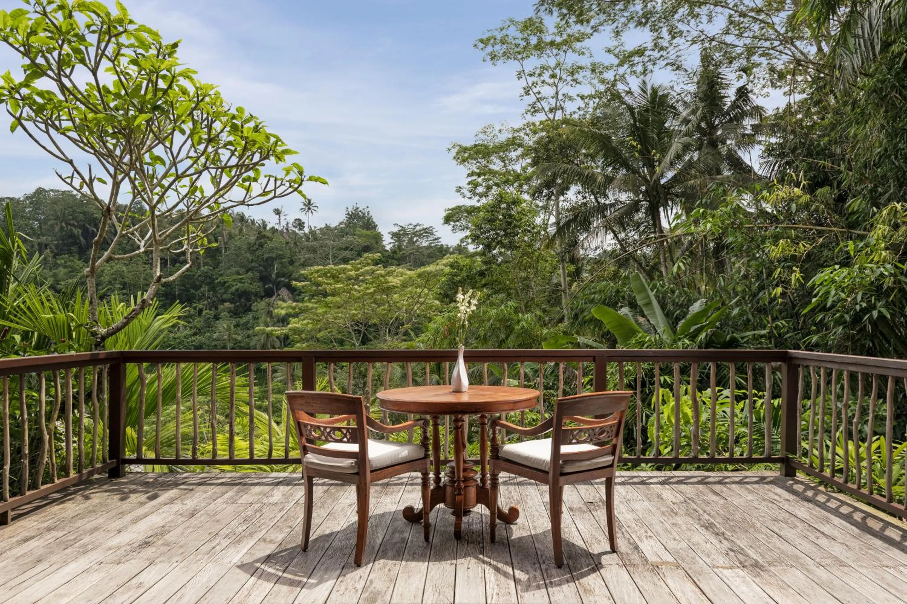 Balcony/Terrace in The Kayon Jungle Resort