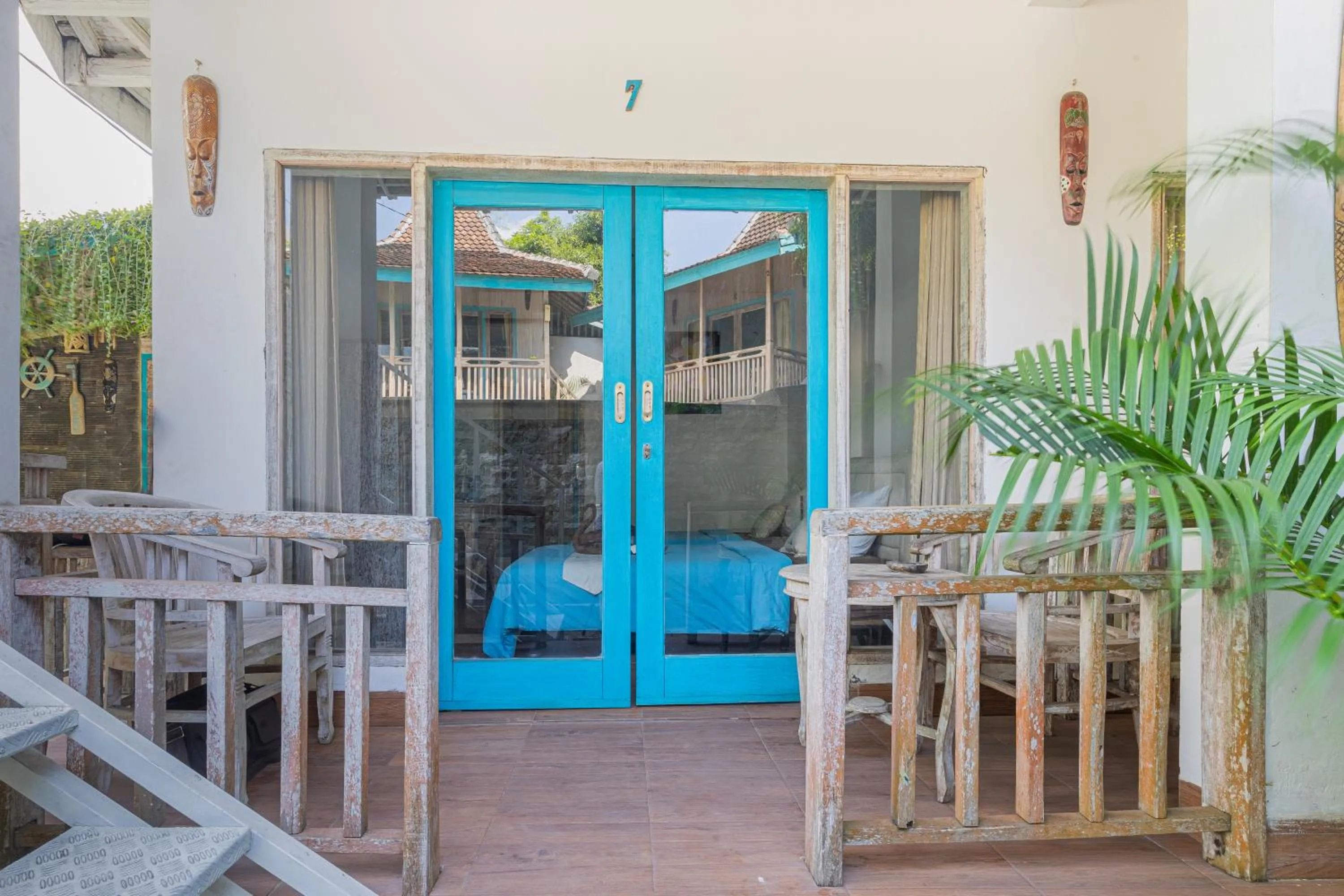 Bed in Golden Hill Cottage Nusa Penida