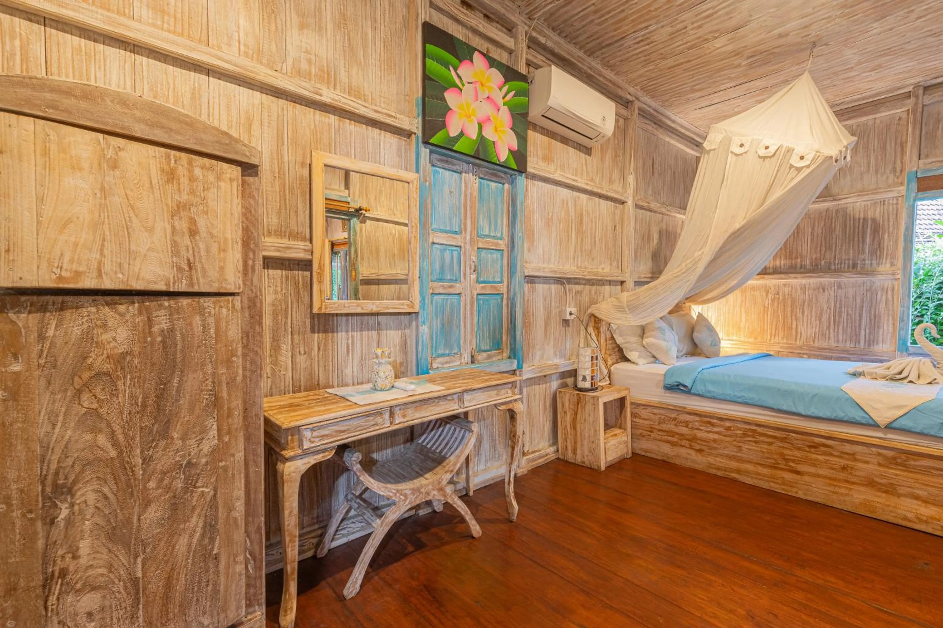 Bed in Golden Hill Cottage Nusa Penida