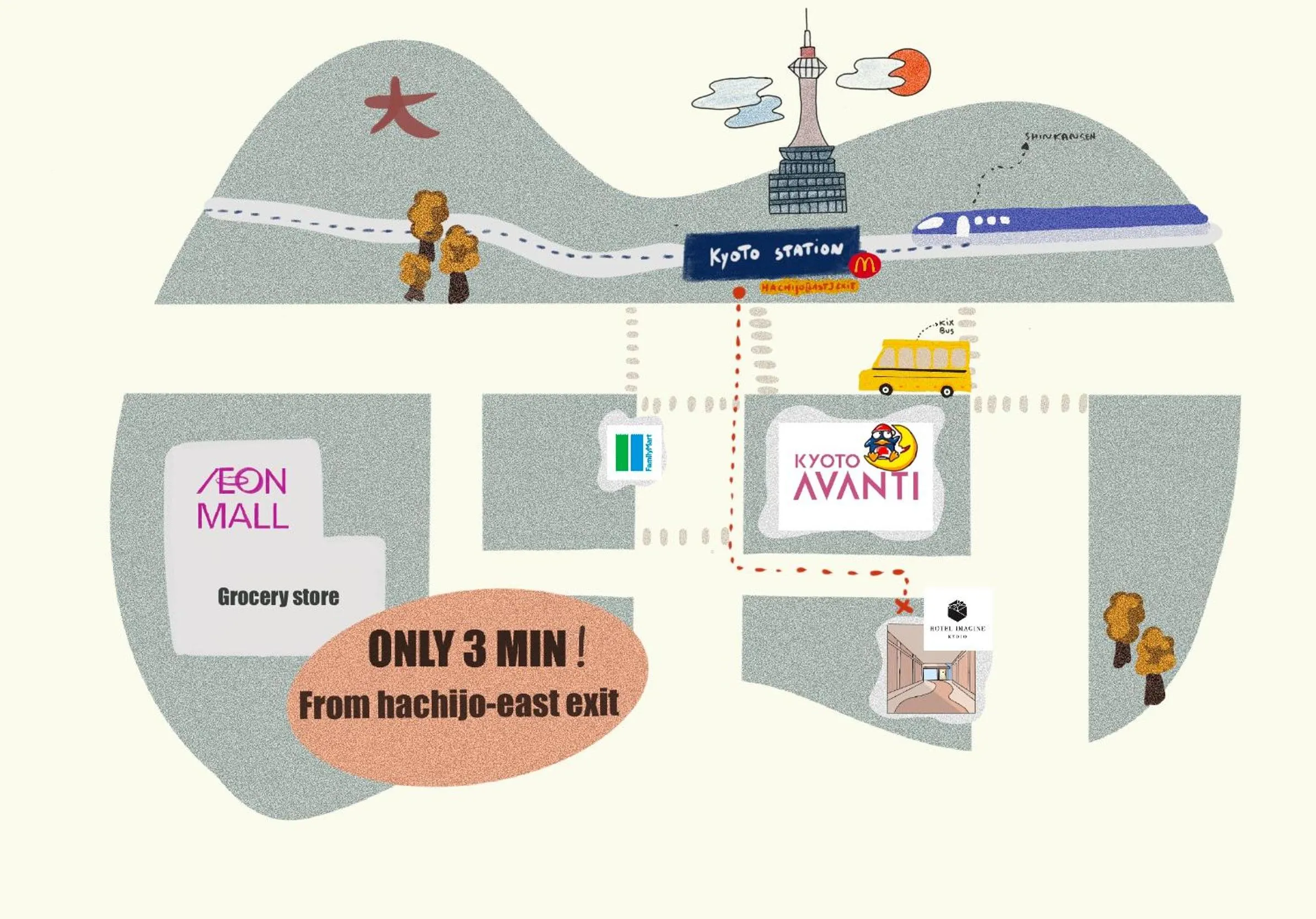 Property building in Hotel Imagine Kyoto