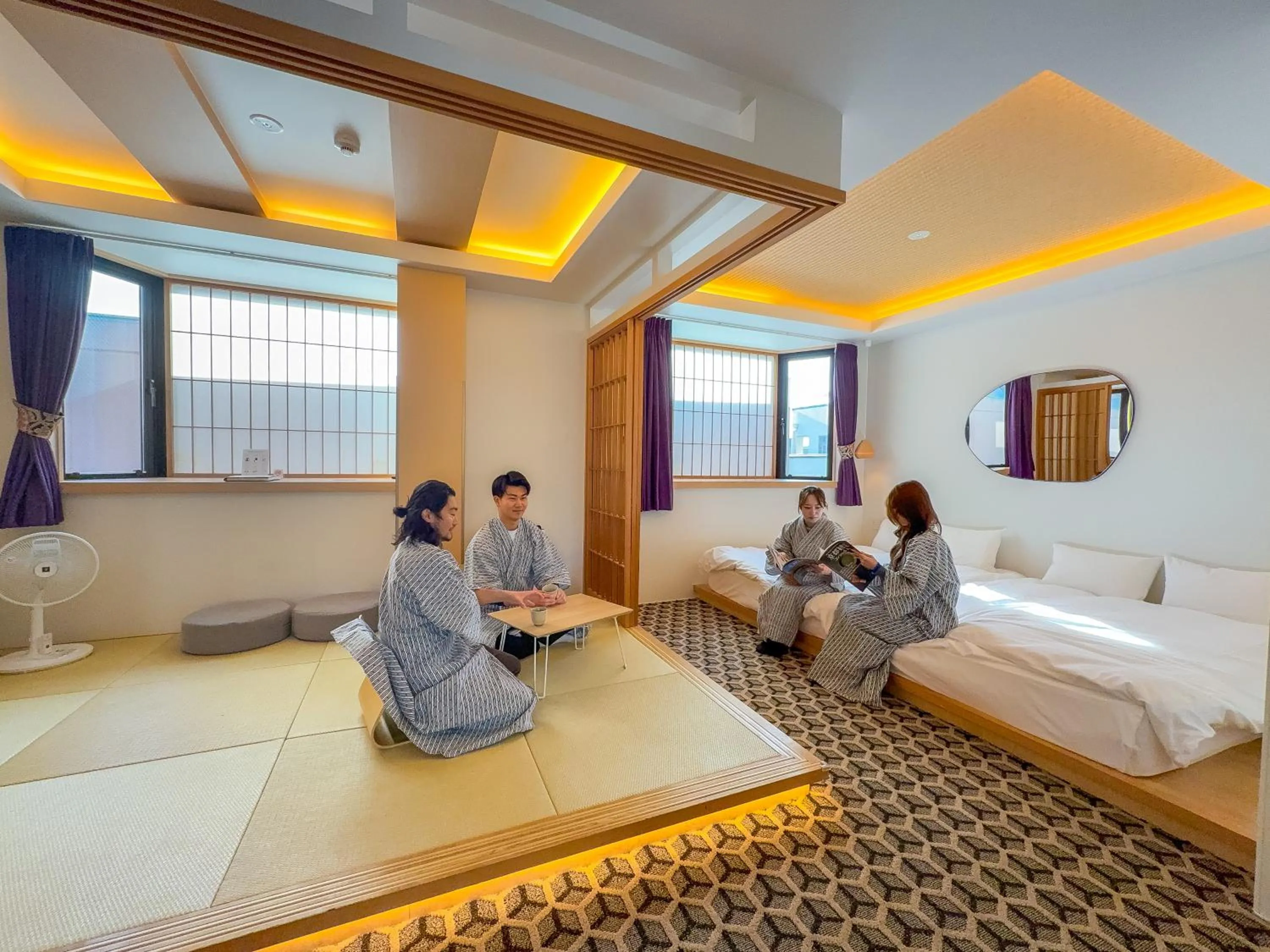 People, Bed in Hotel Imagine Kyoto