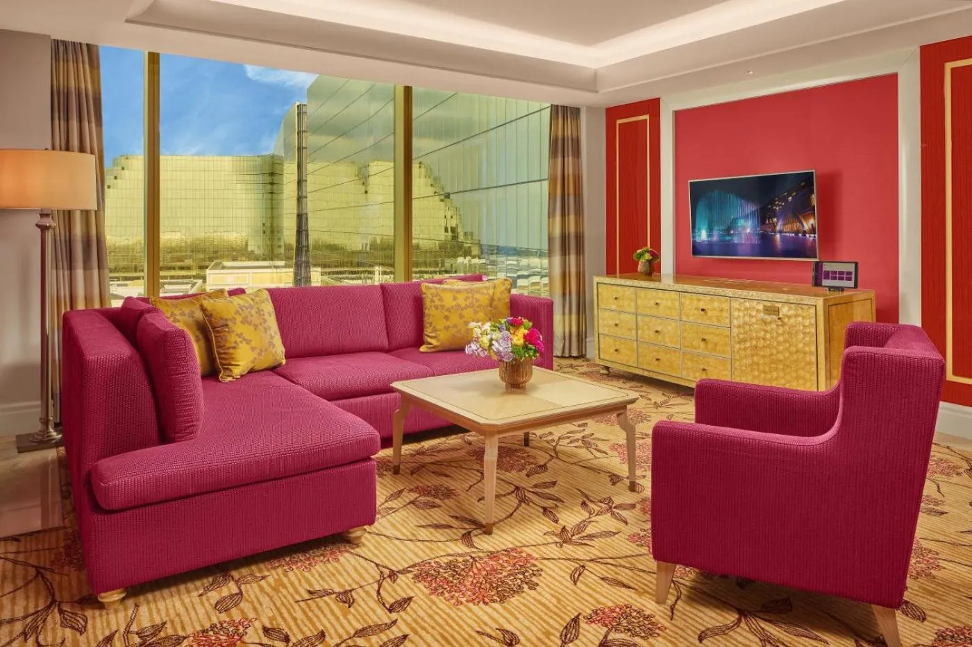 Living room in Okada Manila