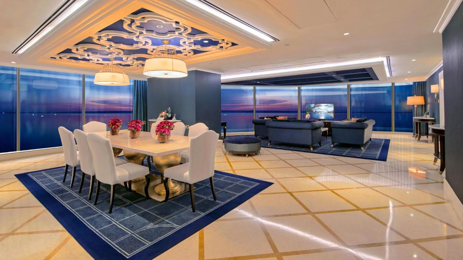 Living room in Okada Manila