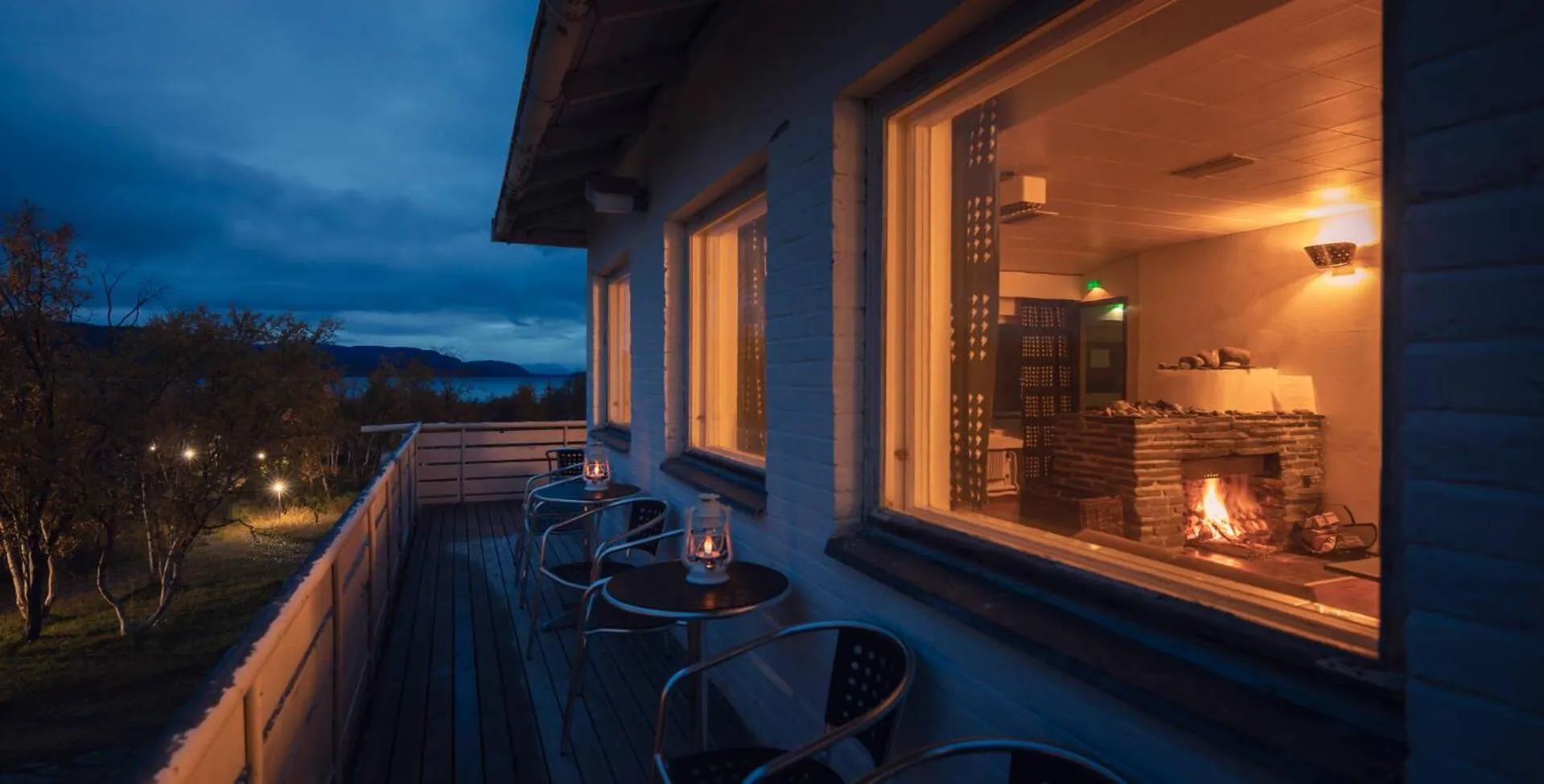 Patio in Lapland Hotels Kilpis