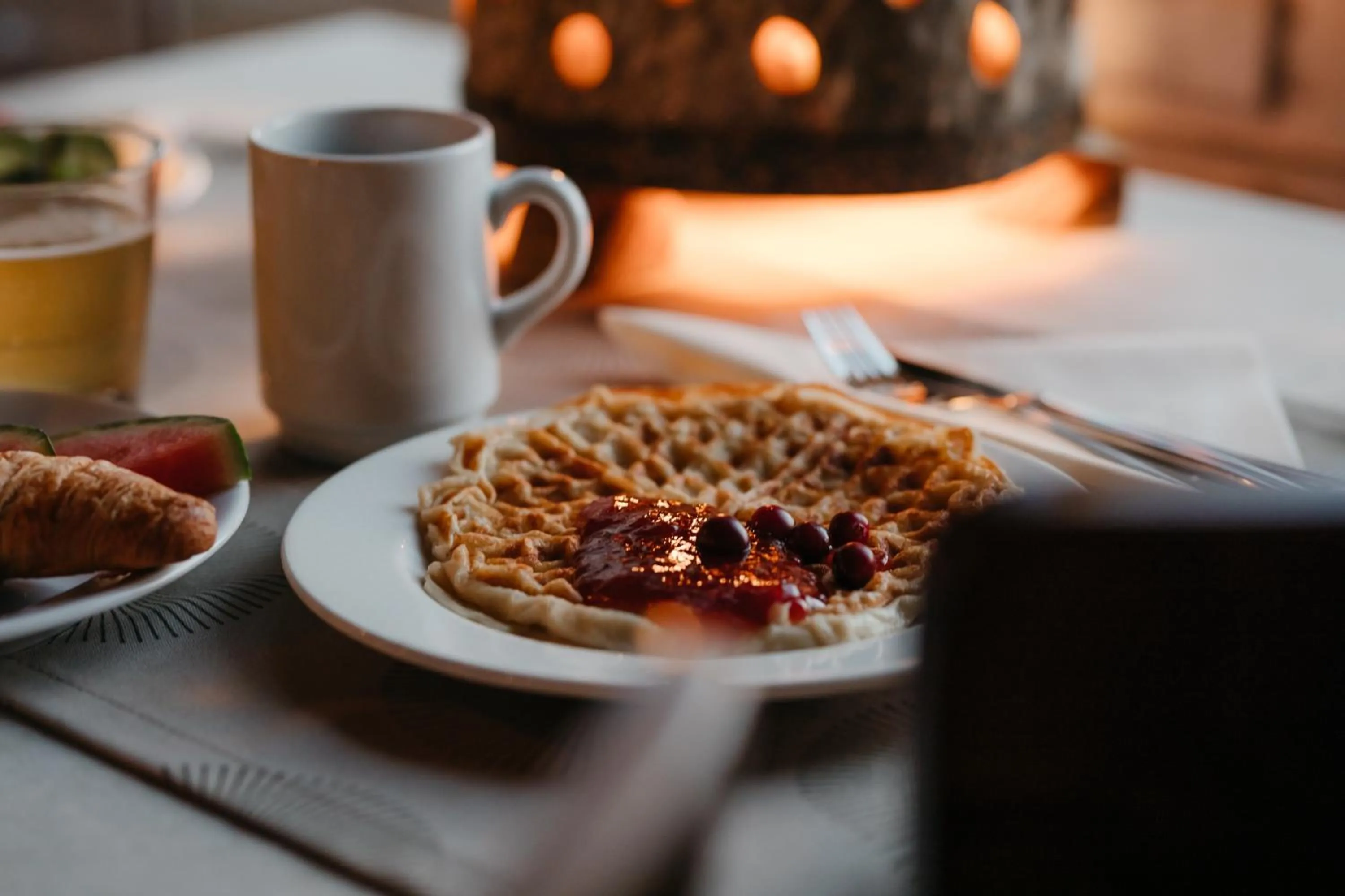 Buffet breakfast in Lapland Hotels Kilpis