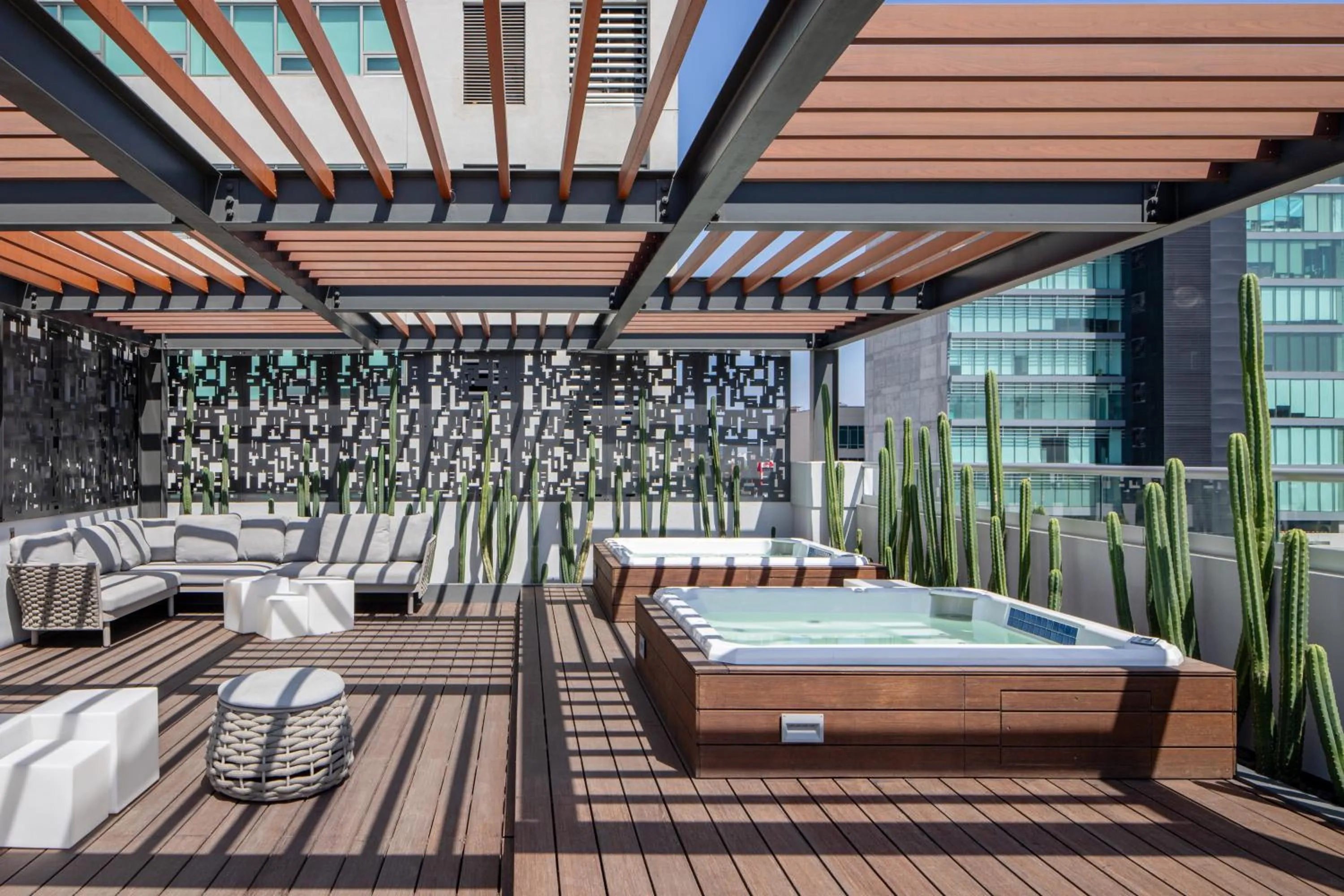 Patio in Hotel Real del Rio