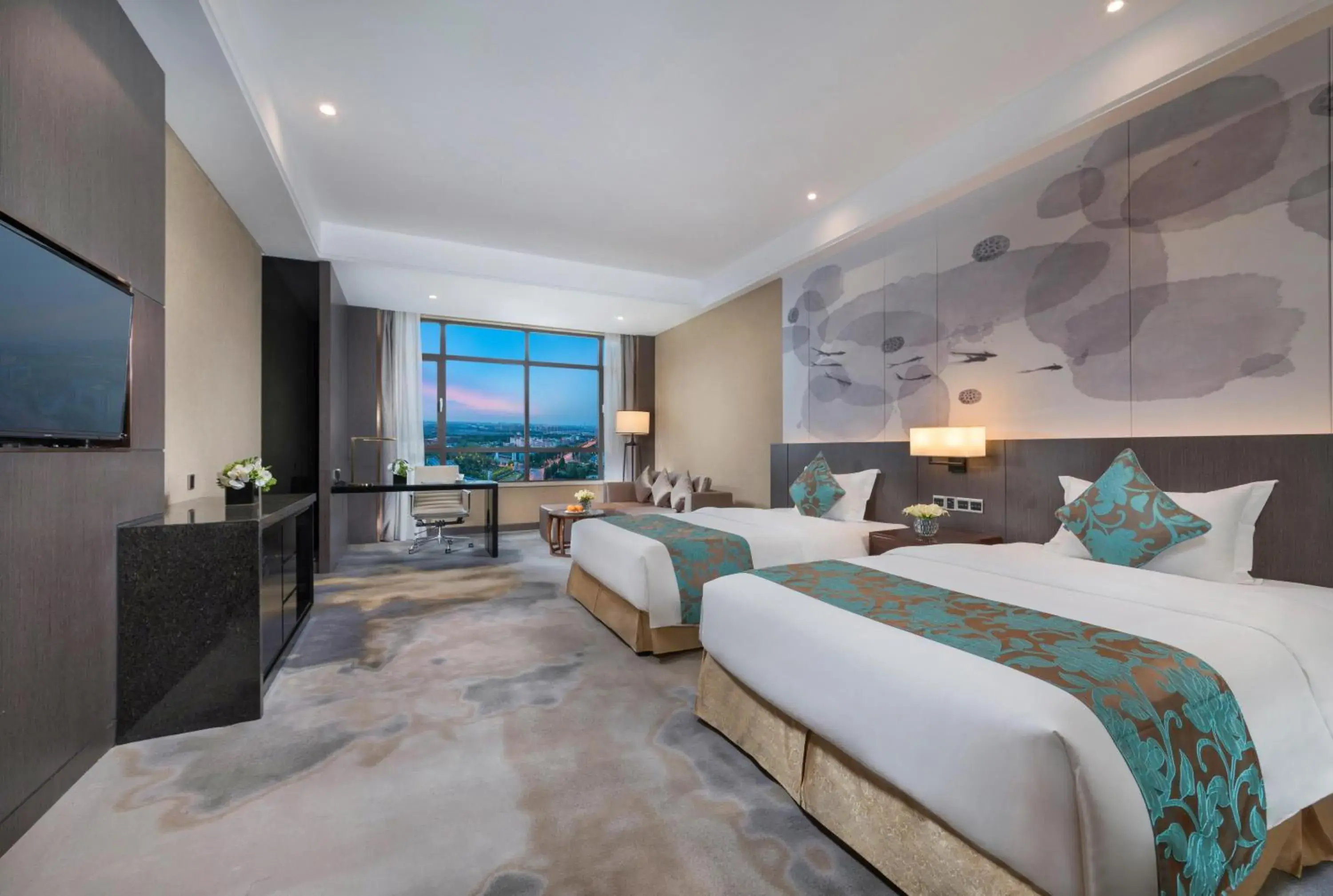 Deluxe Twin Room in Shenyang Huaqiang Novlion Hotel Deluxe Twin Room in Shenyang Huaqiang Novlion Hotel