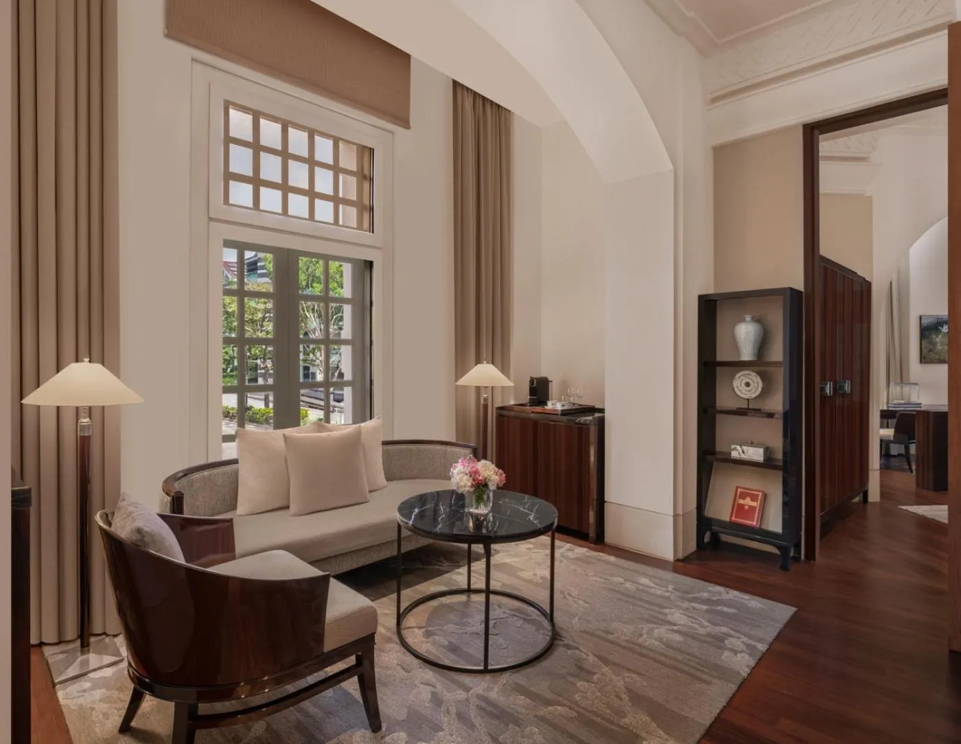 Living room in The Capitol Kempinski Hotel Singapore