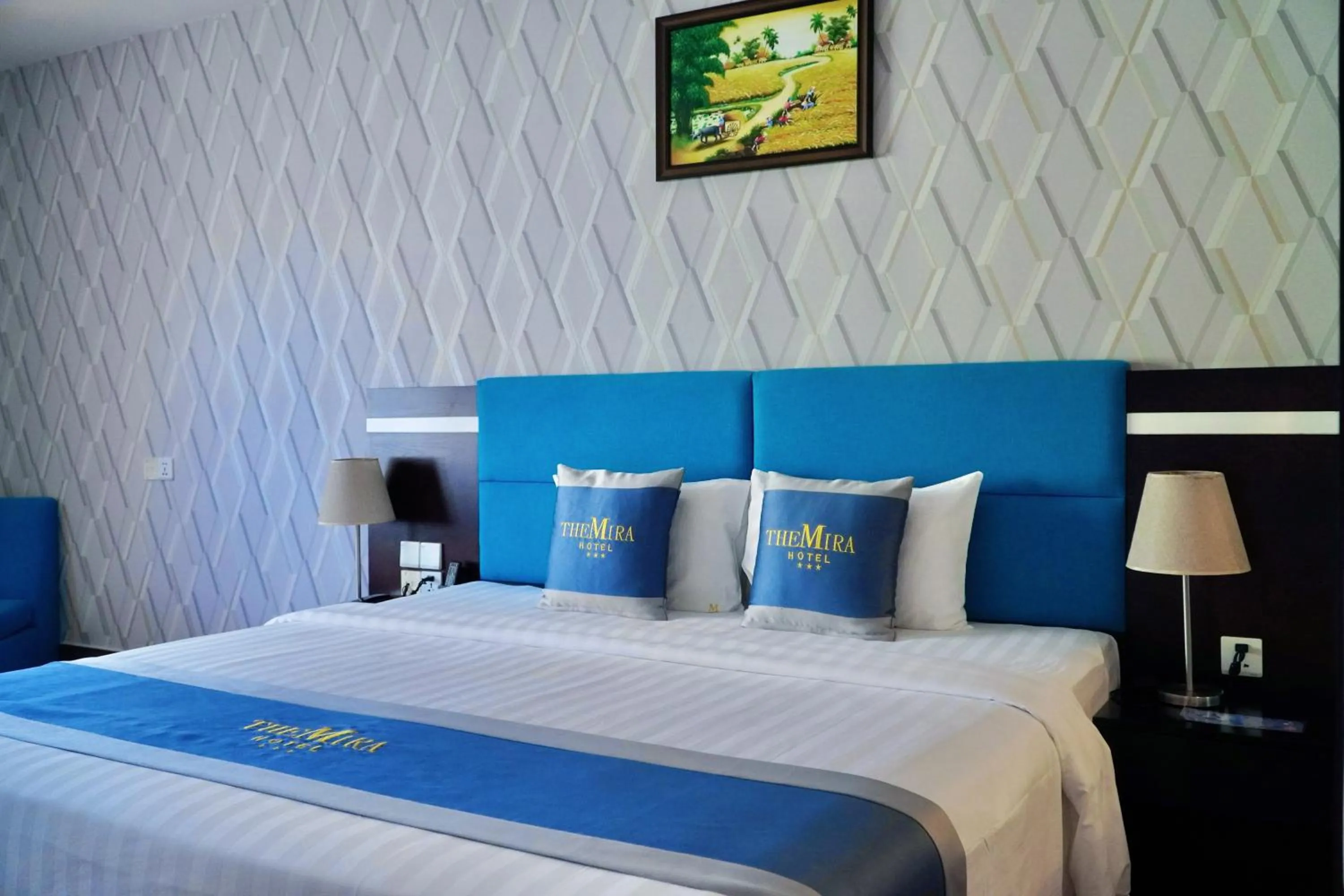 Bed in The Mira Boutique Hotel