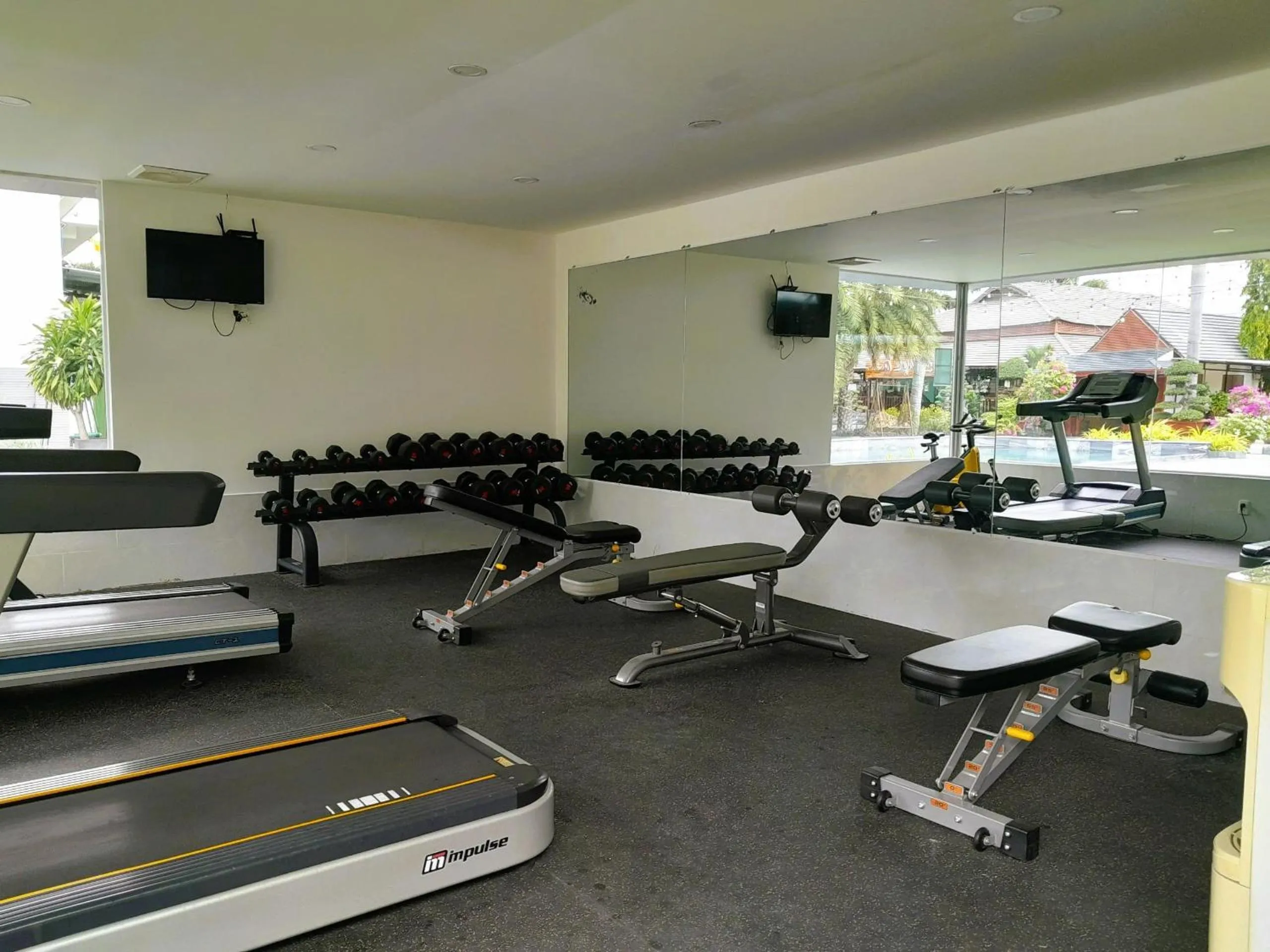 Fitness centre/facilities in The Mira Boutique Hotel