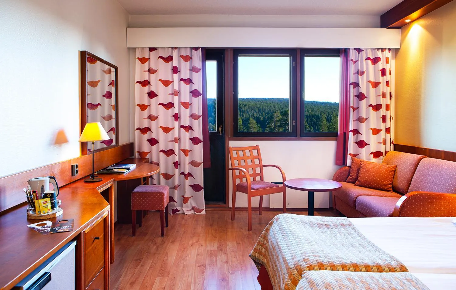 Bedroom, Bed in Lapland Hotels Riekonlinna