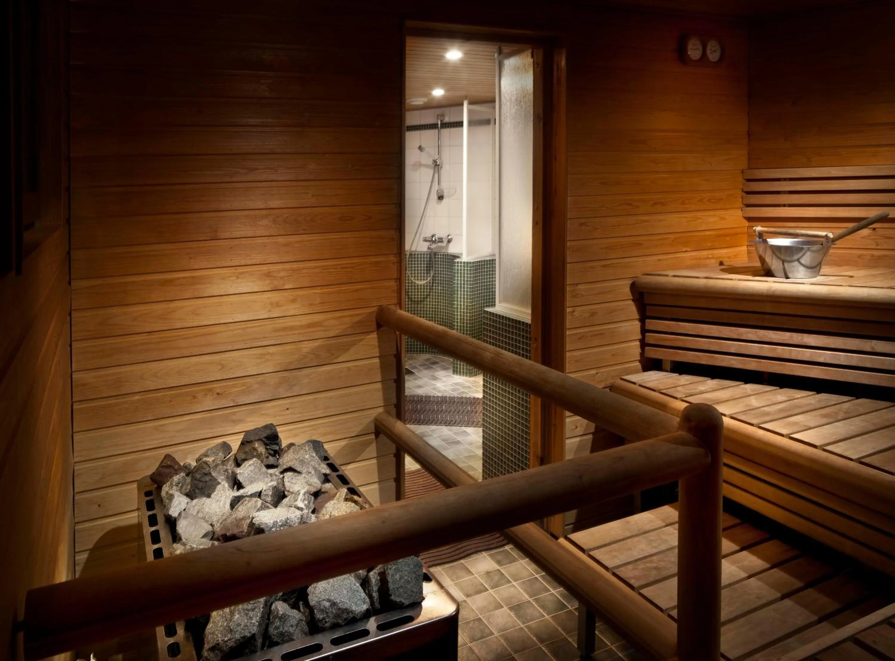 Sauna in Lapland Hotels Riekonlinna