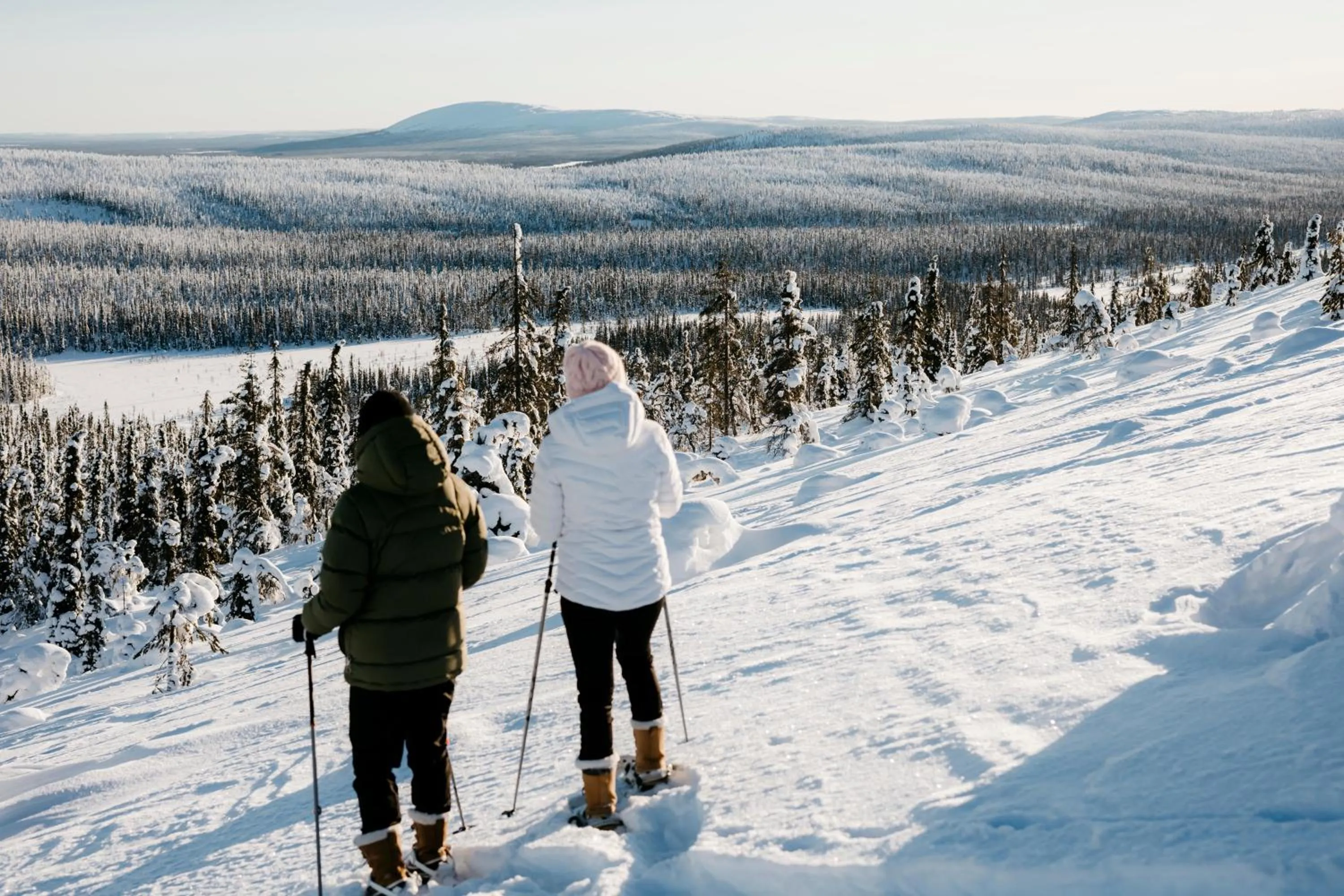 Natural landscape in Lapland Hotels Äkäshotelli