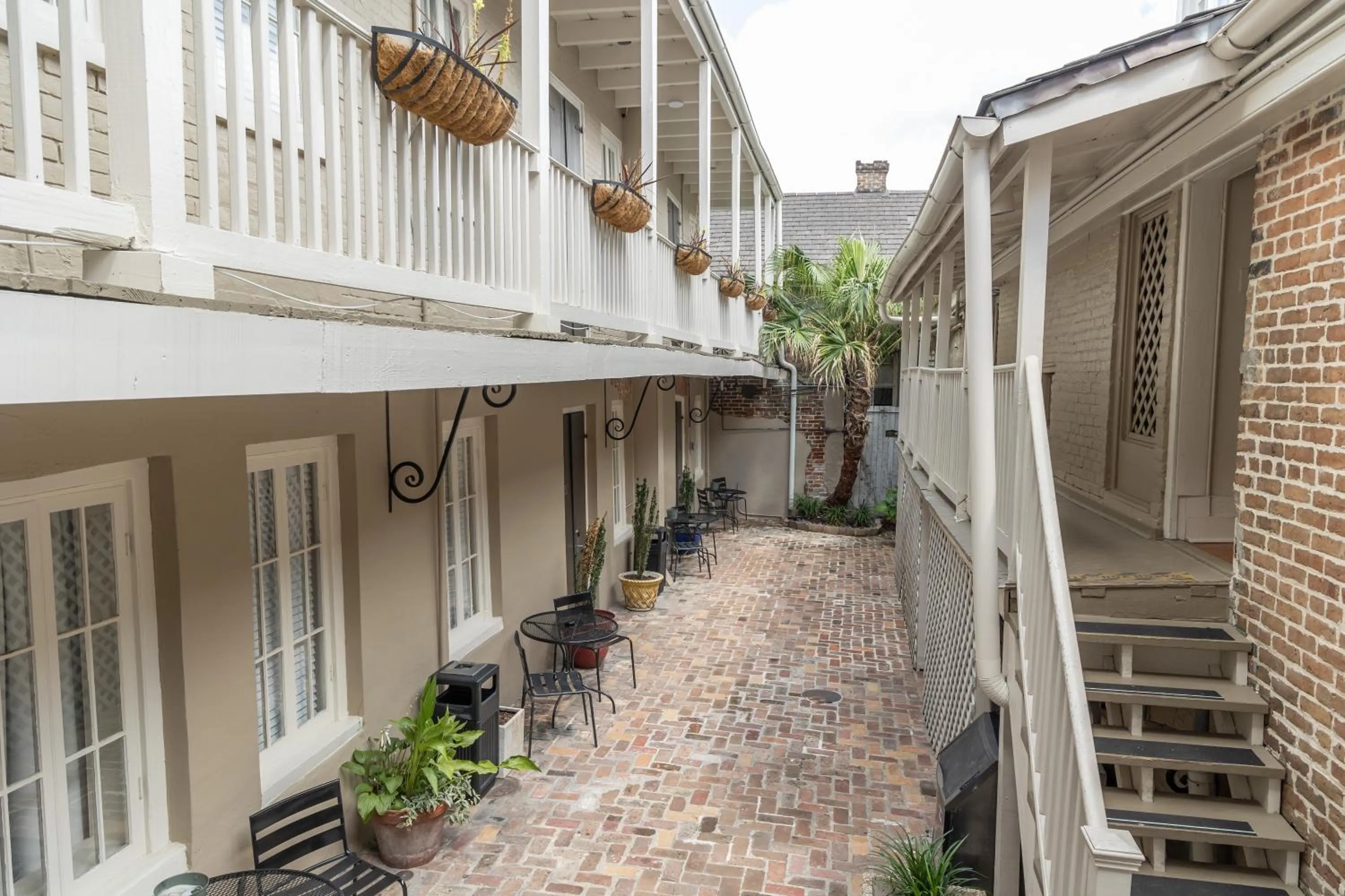 Inner courtyard view in Inn on Ursulines, a French Quarter Guest Houses Property