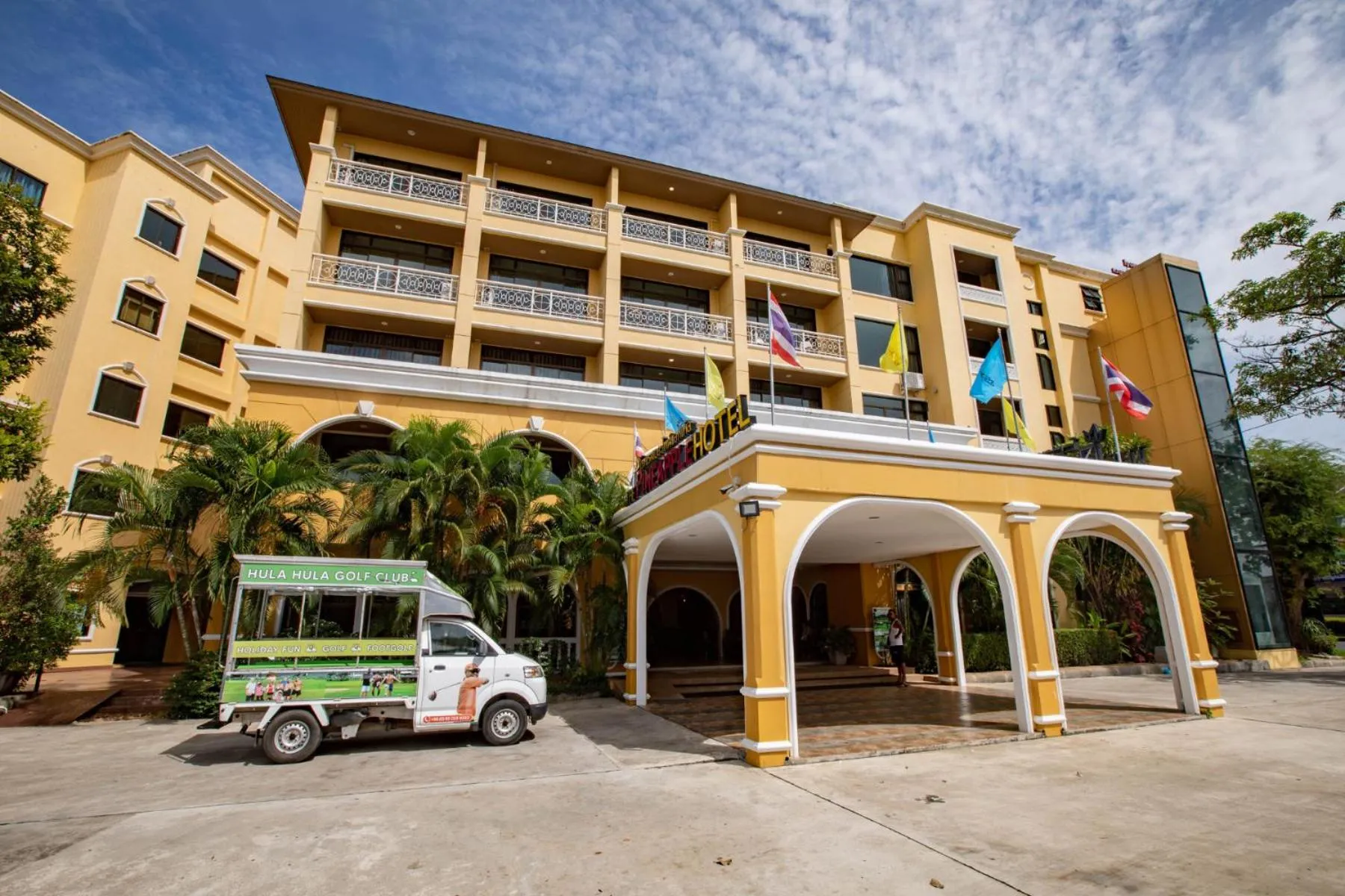 ROYAL PINEAPPLE HOTEL l a welcome to wealth and good fortune