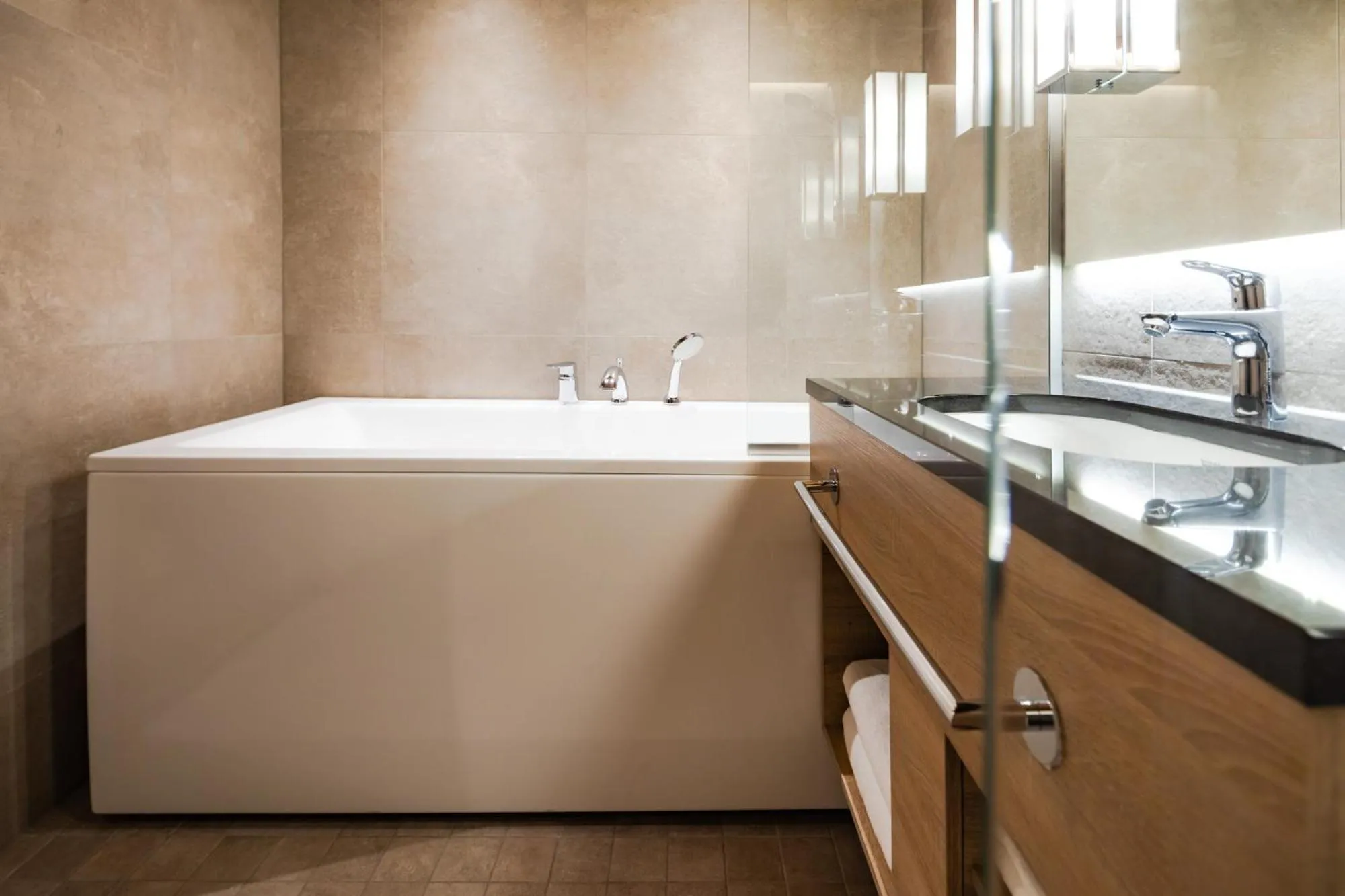 Bathroom in Lapland Hotels Sky Ounasvaara