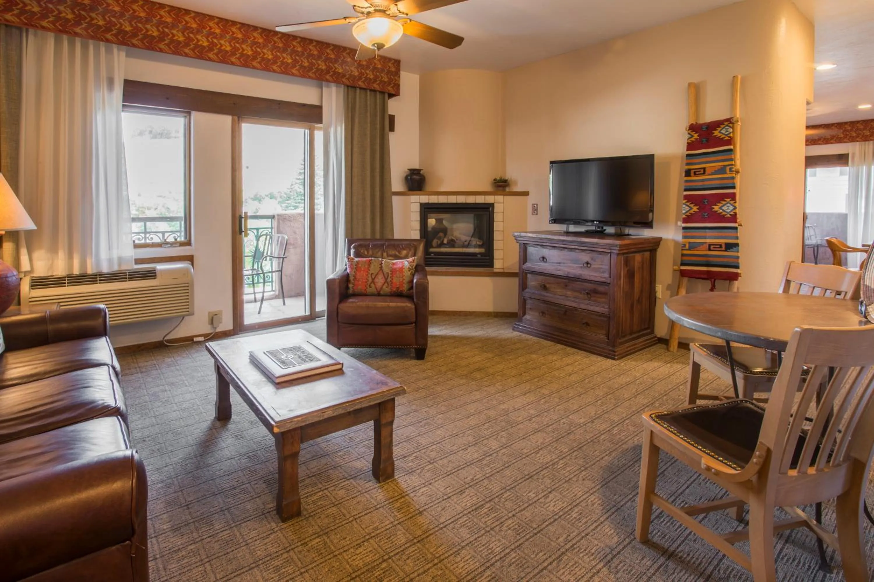 Seating area in Table Mountain Inn