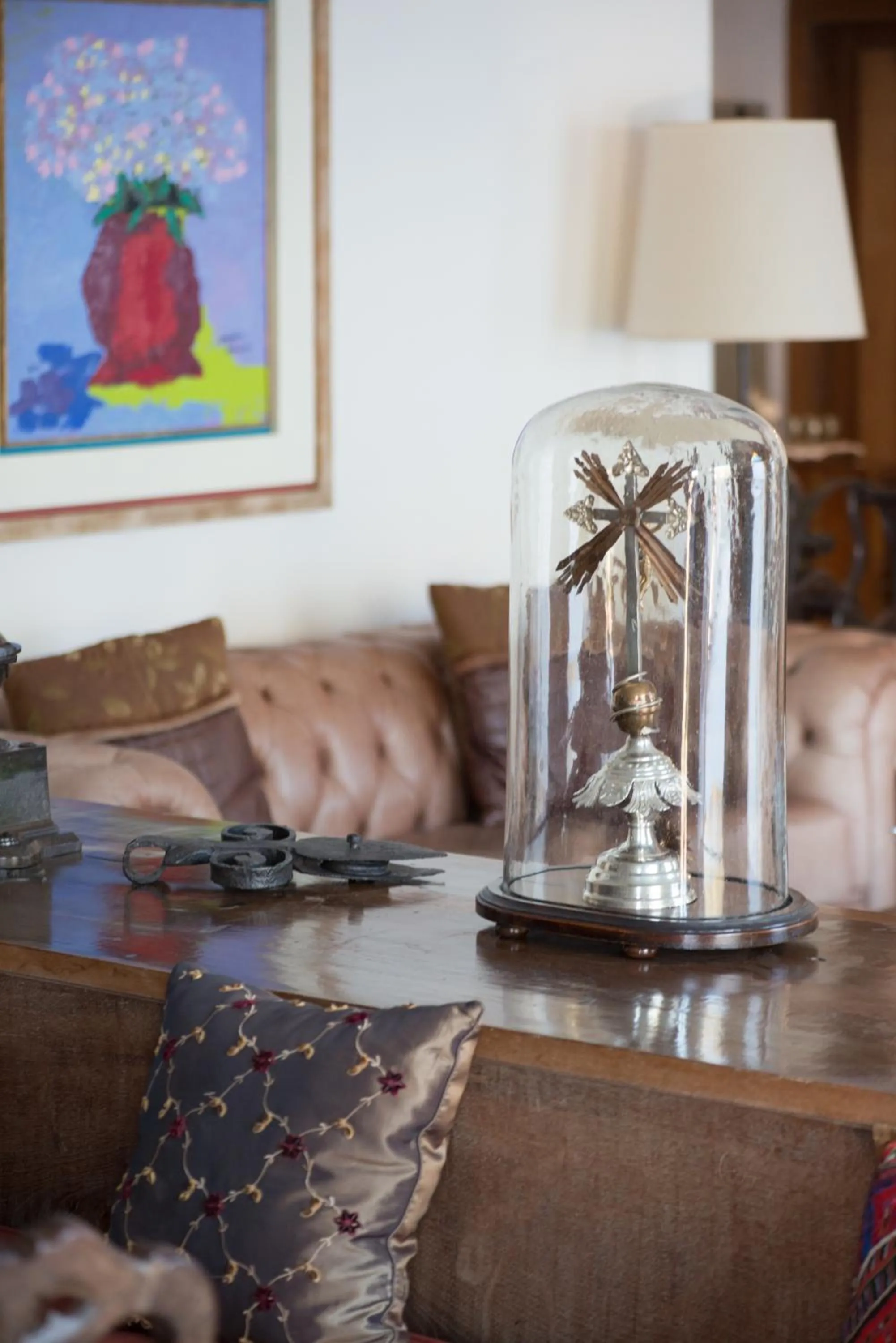 Living room in Pousada do Douro