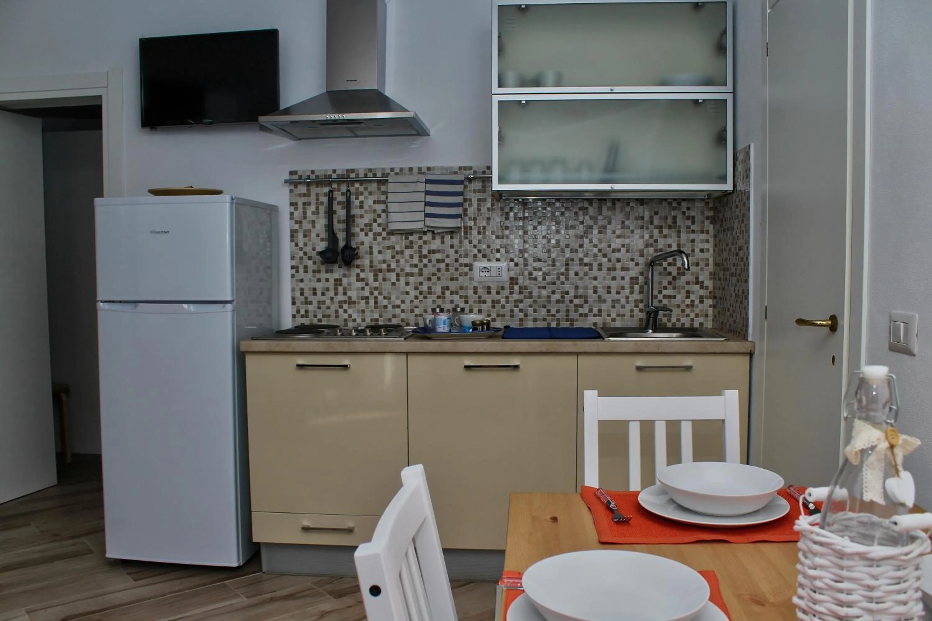 Kitchen or kitchenette in B&B Sea and Garden