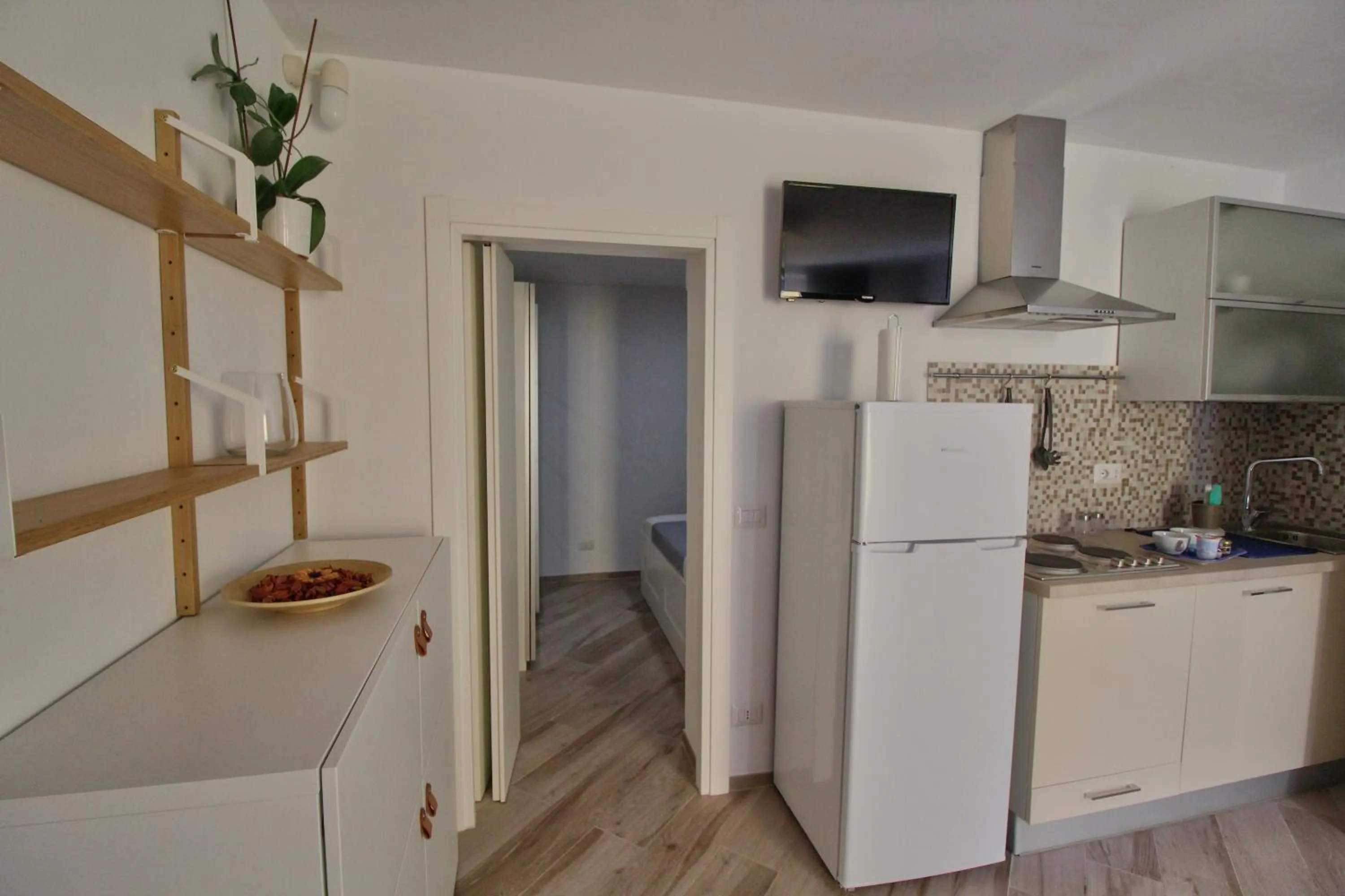 Kitchen or kitchenette in B&B Sea and Garden