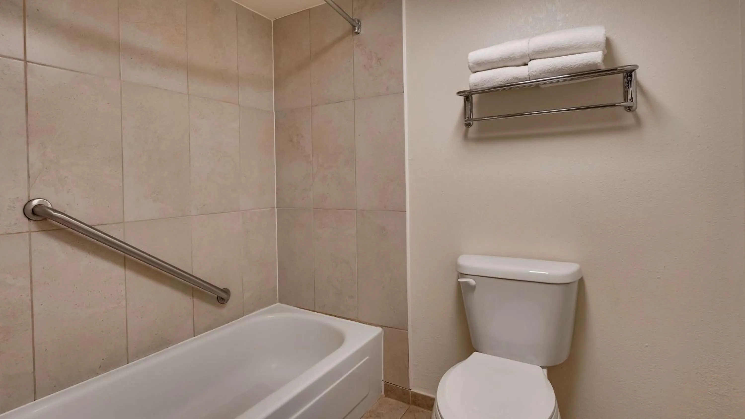 Shower in SureStay by Best Western Miles City