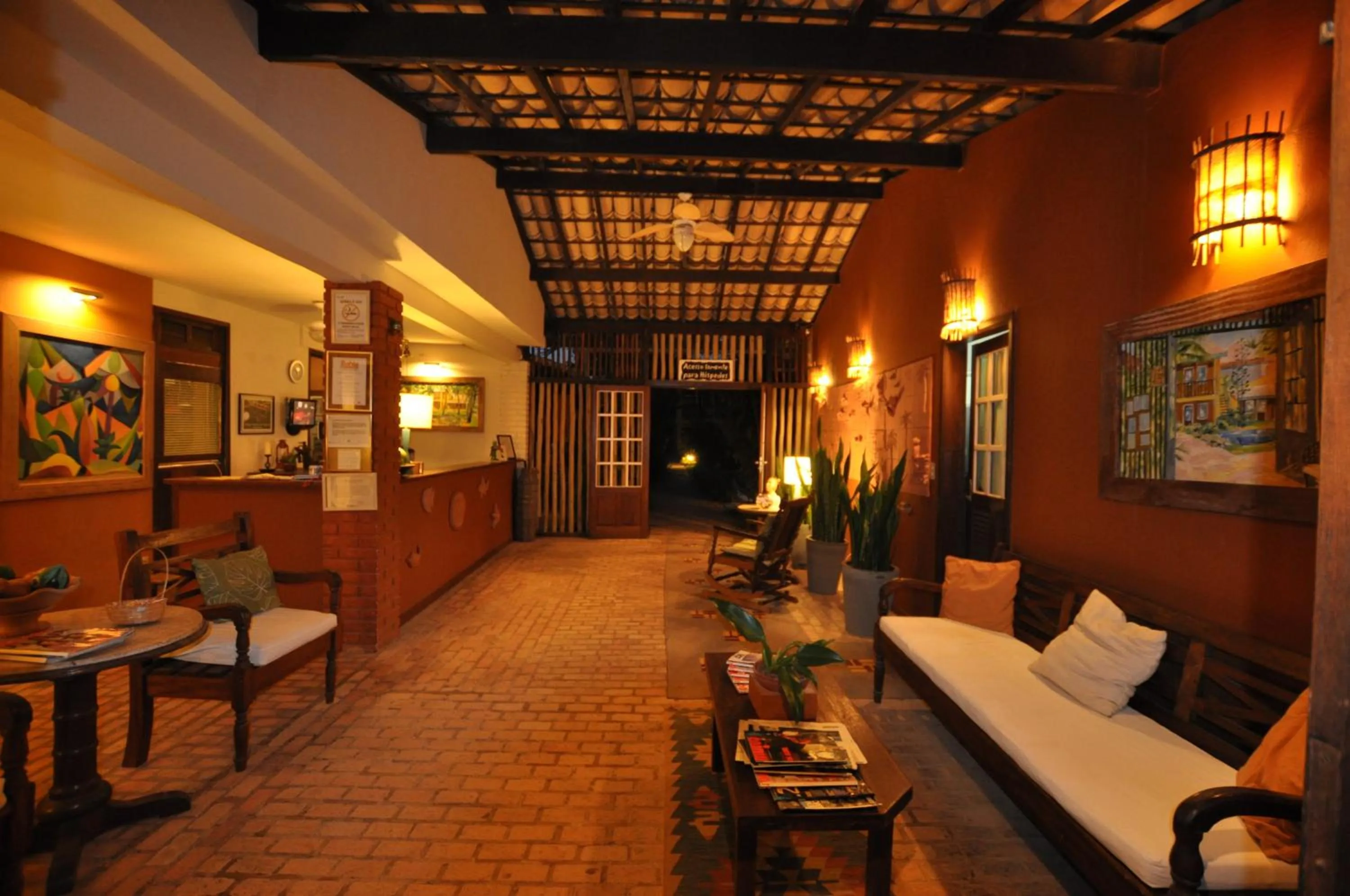 Lobby or reception in Pousada Jambo