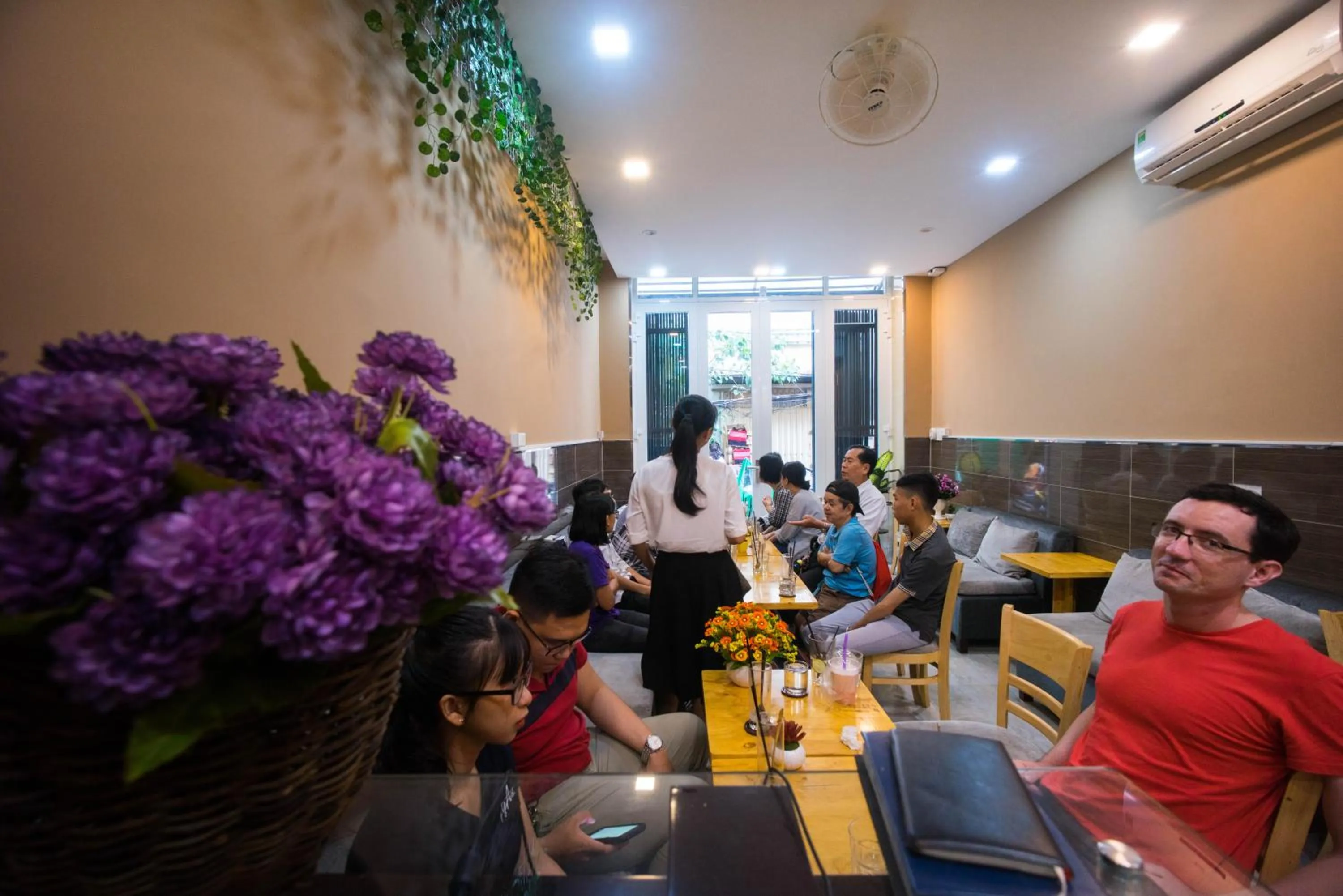 Breakfast in Language Exchange Hostel 1